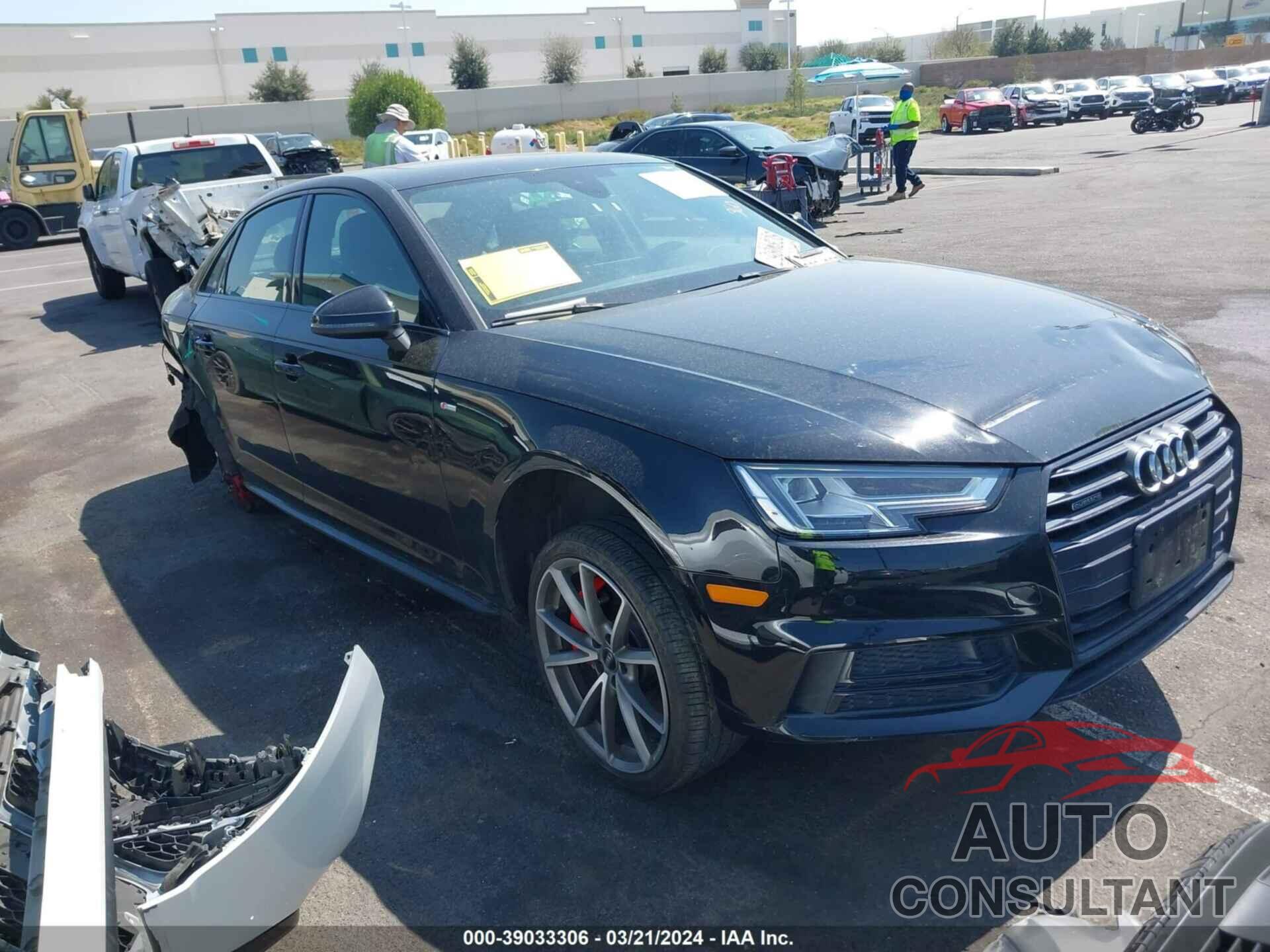 AUDI A4 2018 - WAUENAF45JA101275