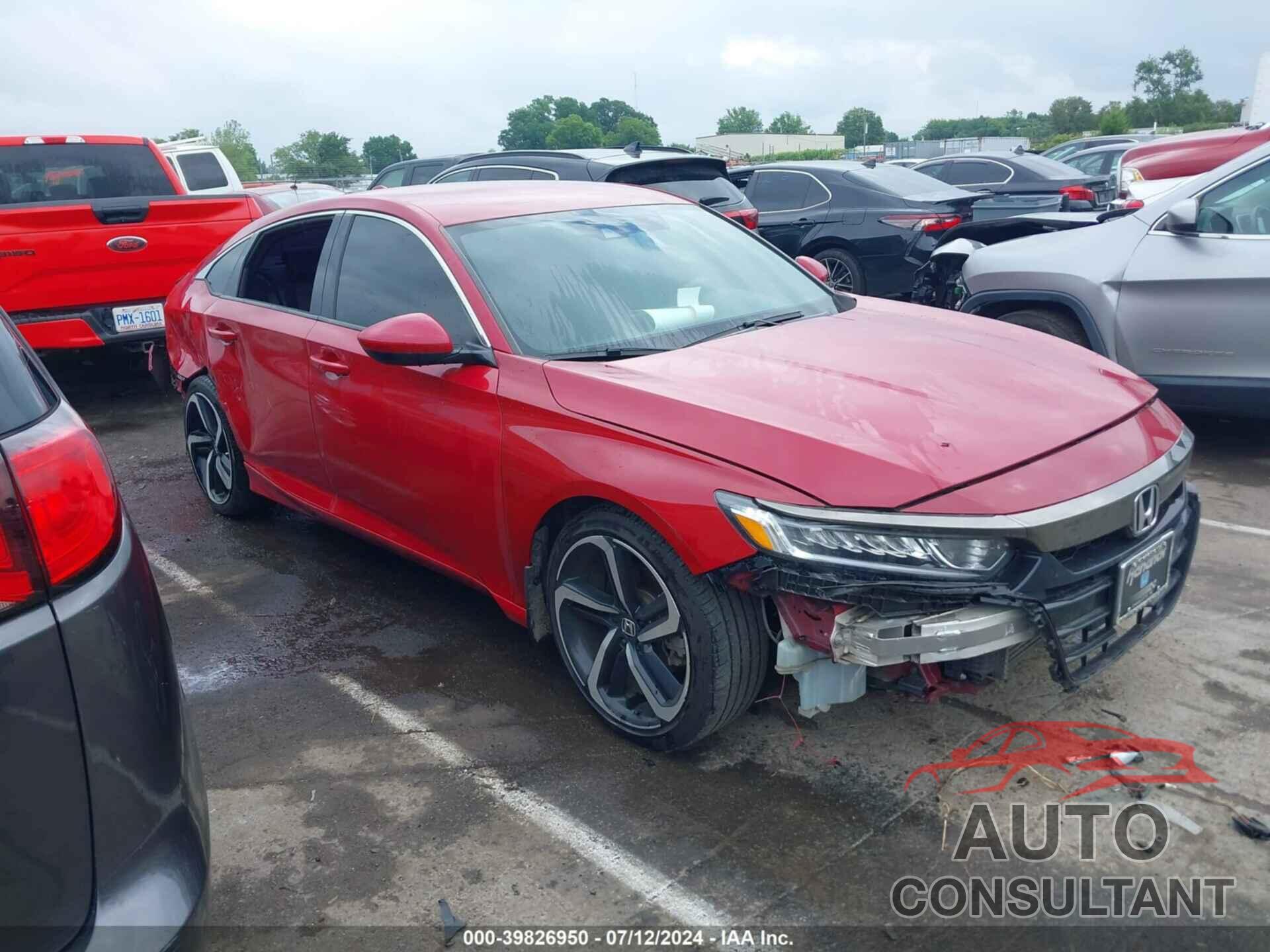 HONDA ACCORD 2018 - 1HGCV1F38JA137741