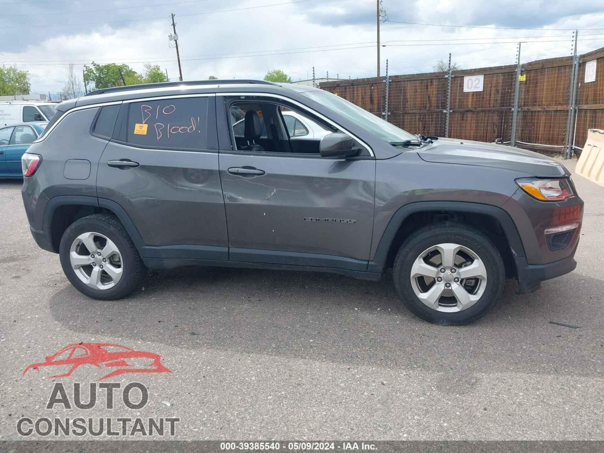JEEP COMPASS 2017 - 3C4NJDBB9HT674607