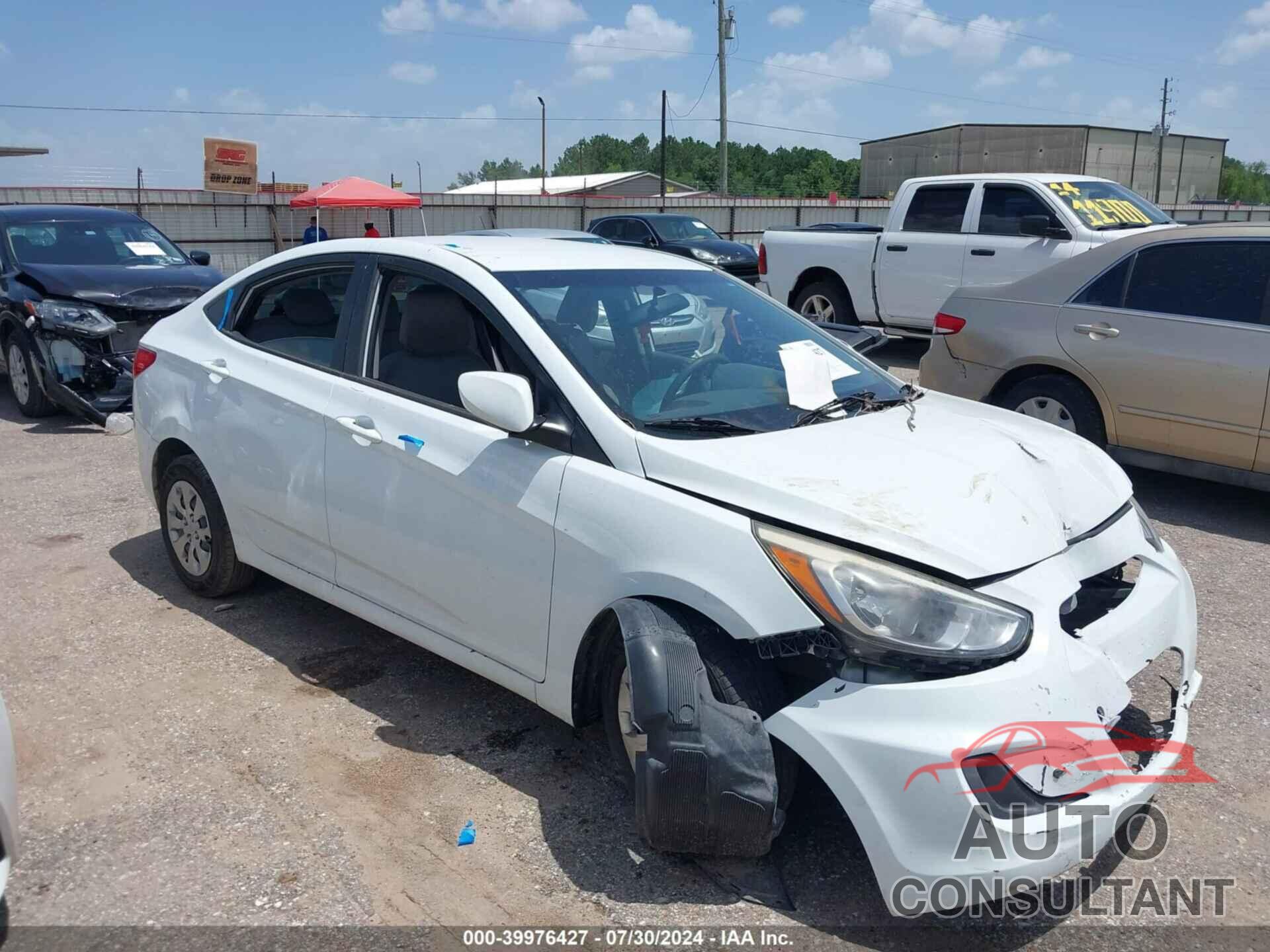 HYUNDAI ACCENT 2016 - KMHCT4AEXGU031566