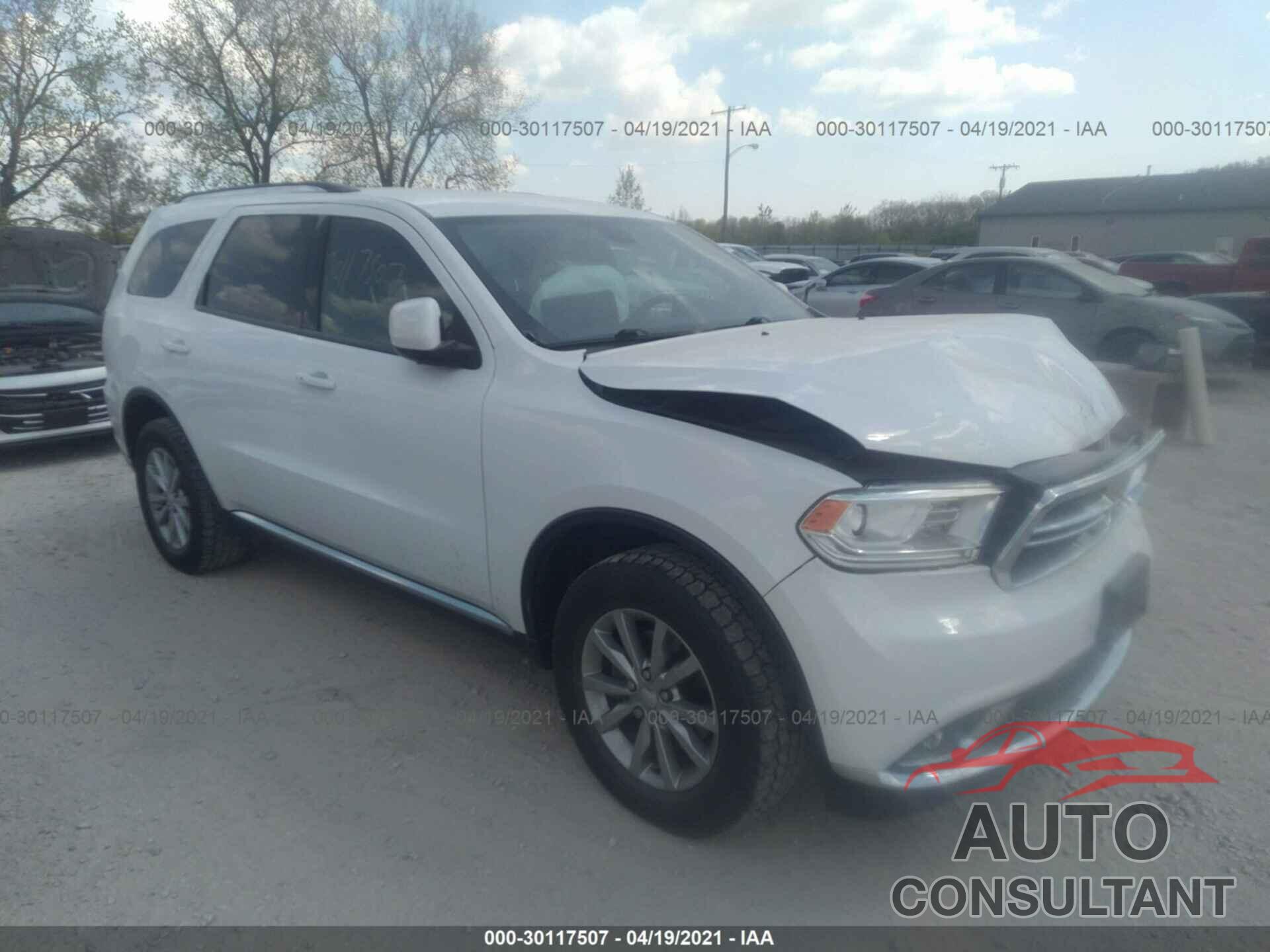 DODGE DURANGO 2017 - 1C4RDJAG0HC630107