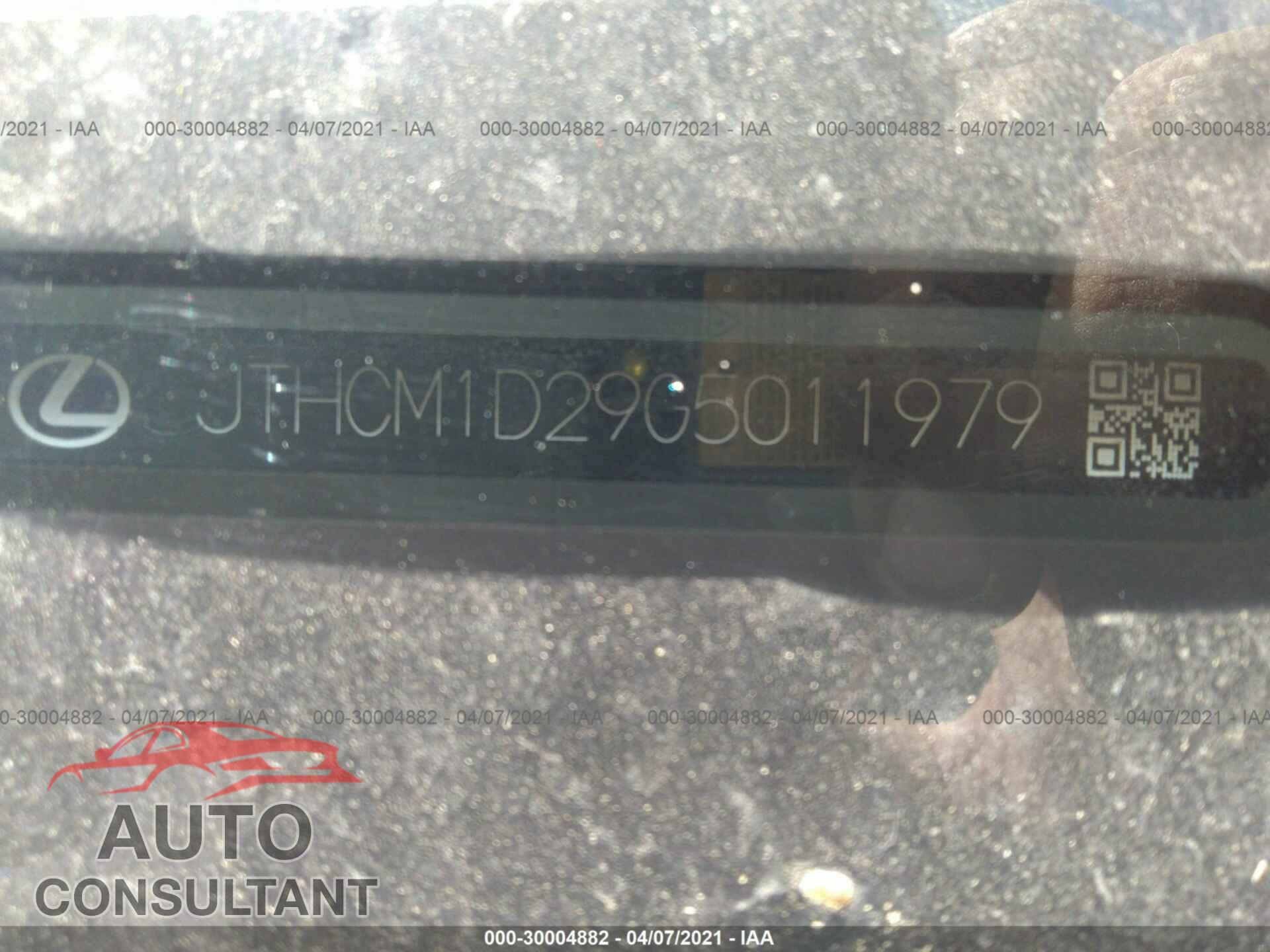LEXUS IS 300 2016 - JTHCM1D29G5011979