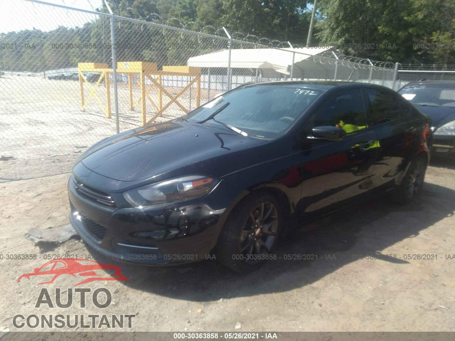 DODGE DART 2016 - 1C3CDFAA2GD607472