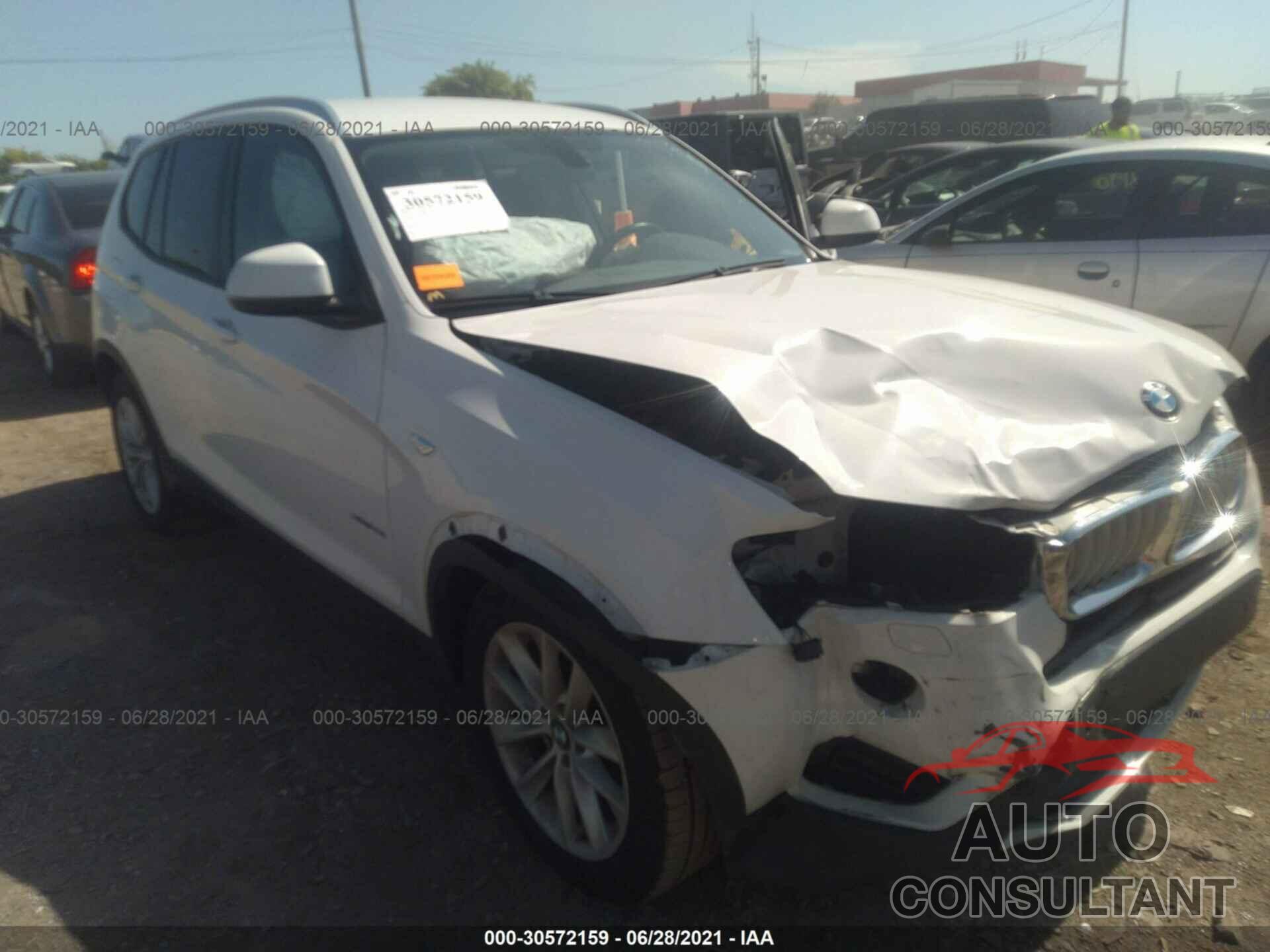 BMW X3 2016 - 5UXWX9C55G0D78554