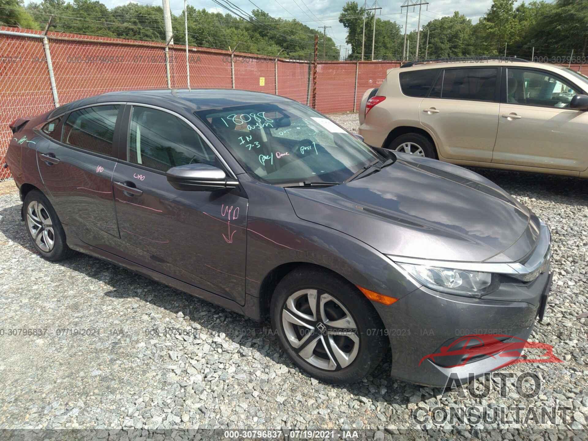 HONDA CIVIC SEDAN 2016 - 19XFC2F55GE217352