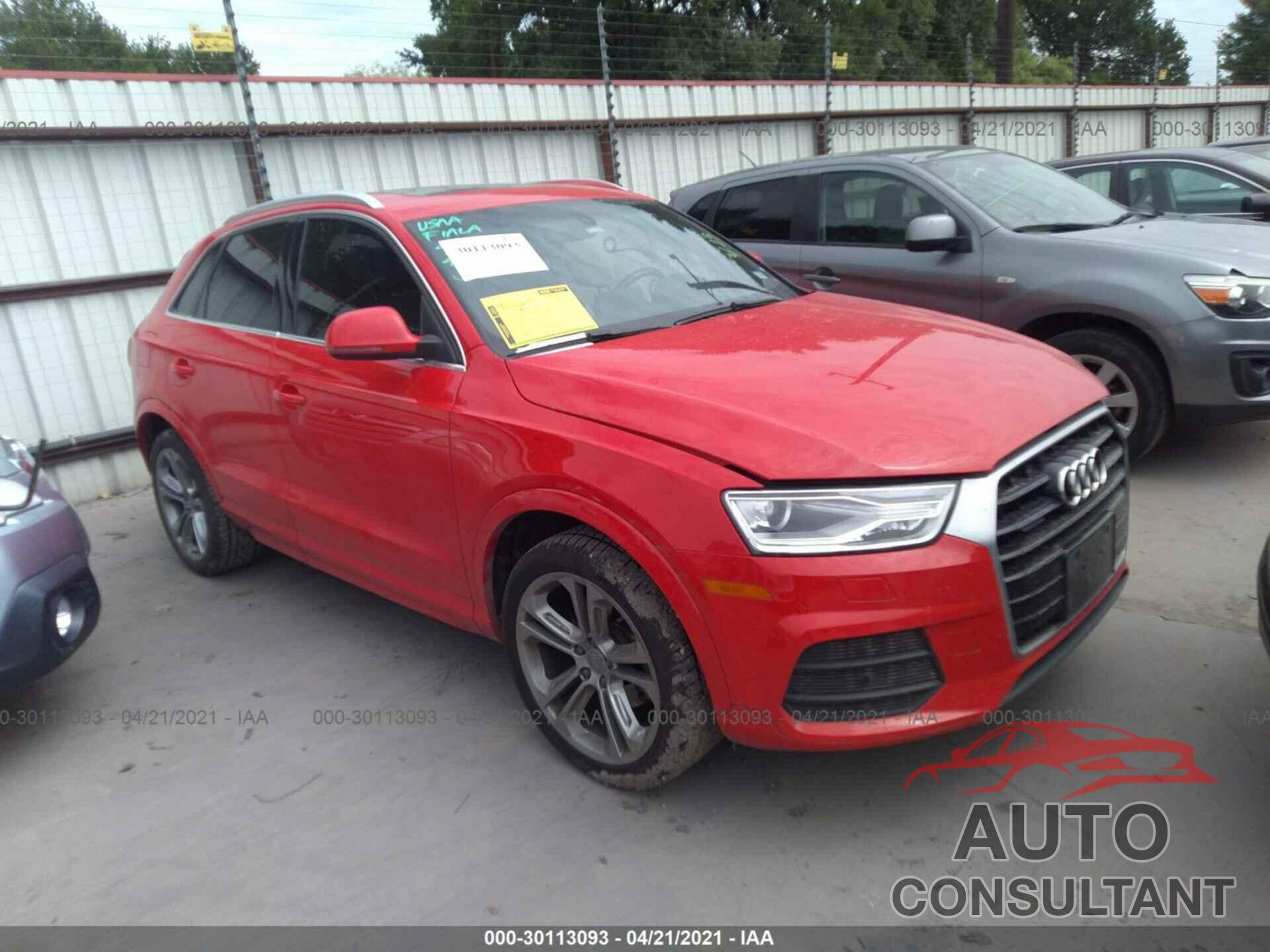 AUDI Q3 2016 - WA1EFCFS4GR013946