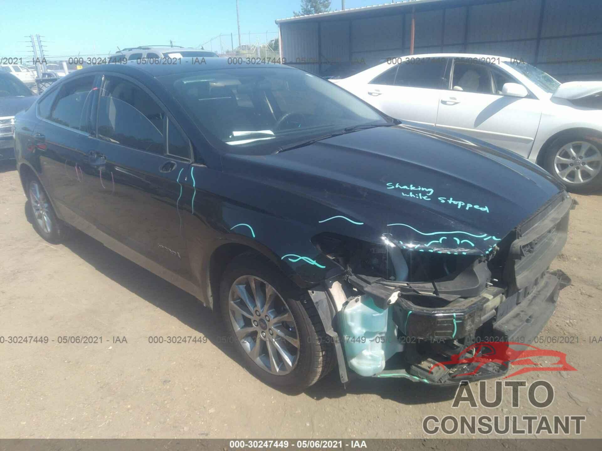 FORD FUSION 2017 - 3FA6P0UU8HR183197