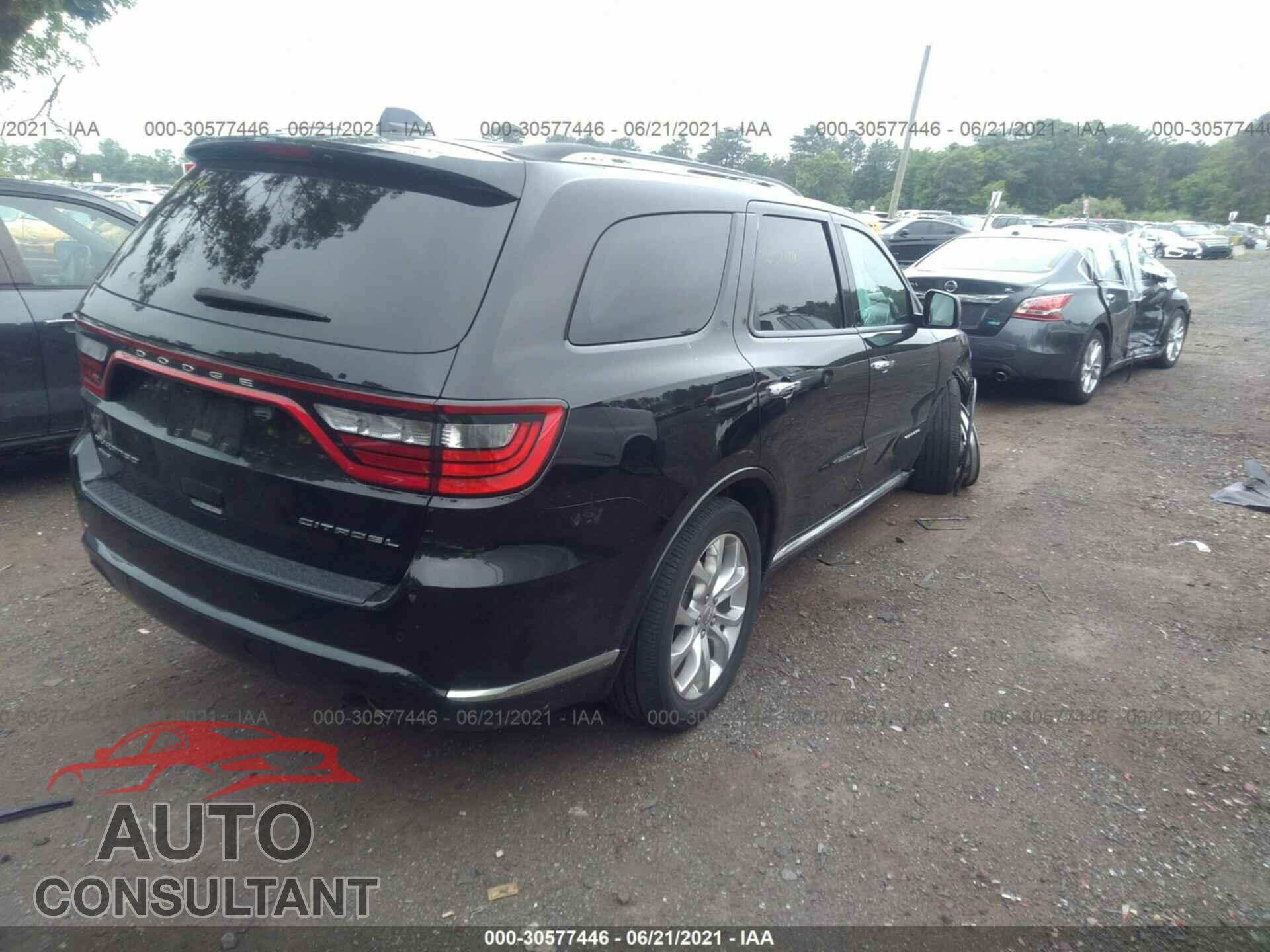 DODGE DURANGO 2017 - 1C4RDJEG3HC839545