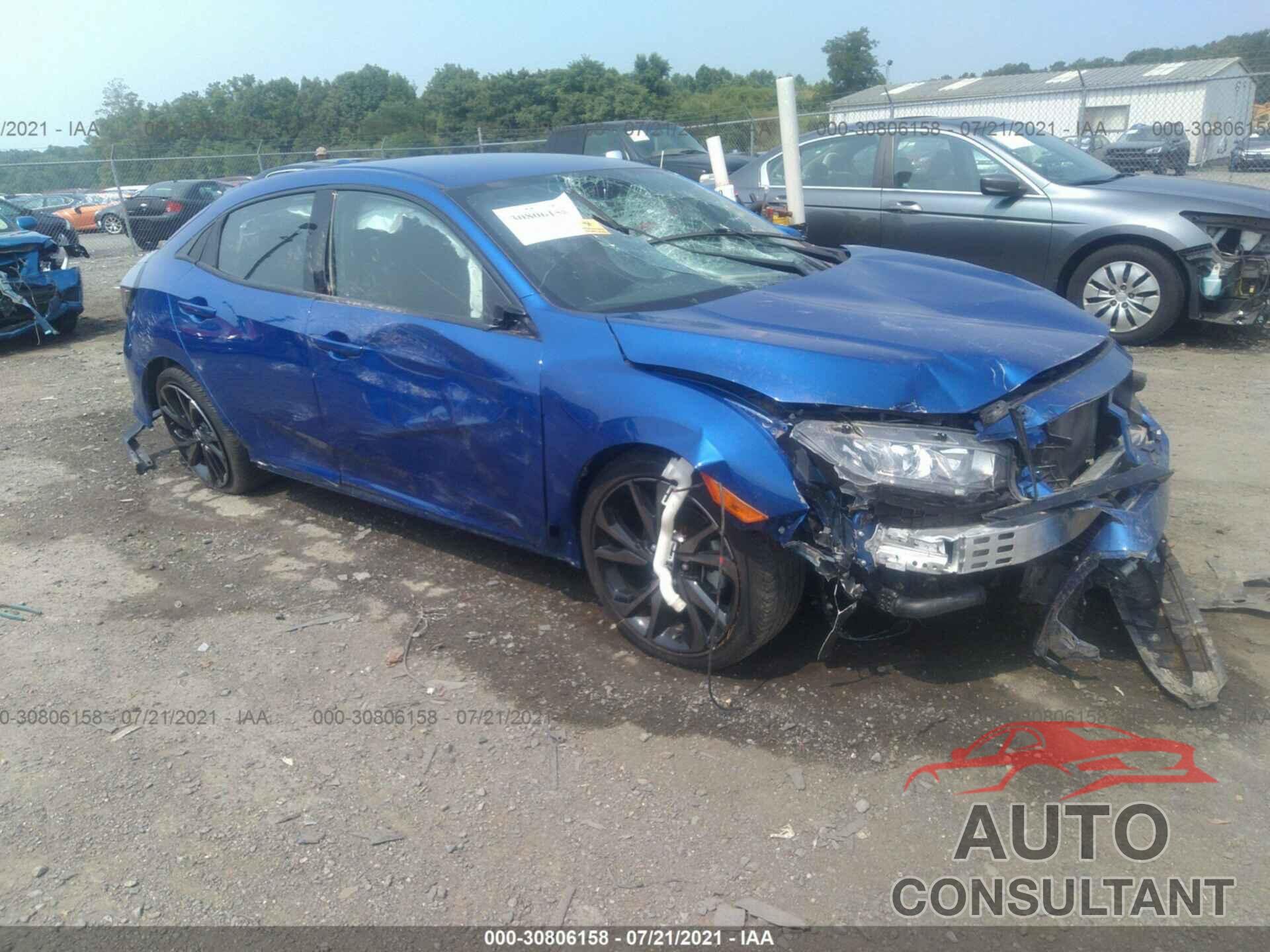 HONDA CIVIC HATCHBACK 2018 - SHHFK7H46JU220233