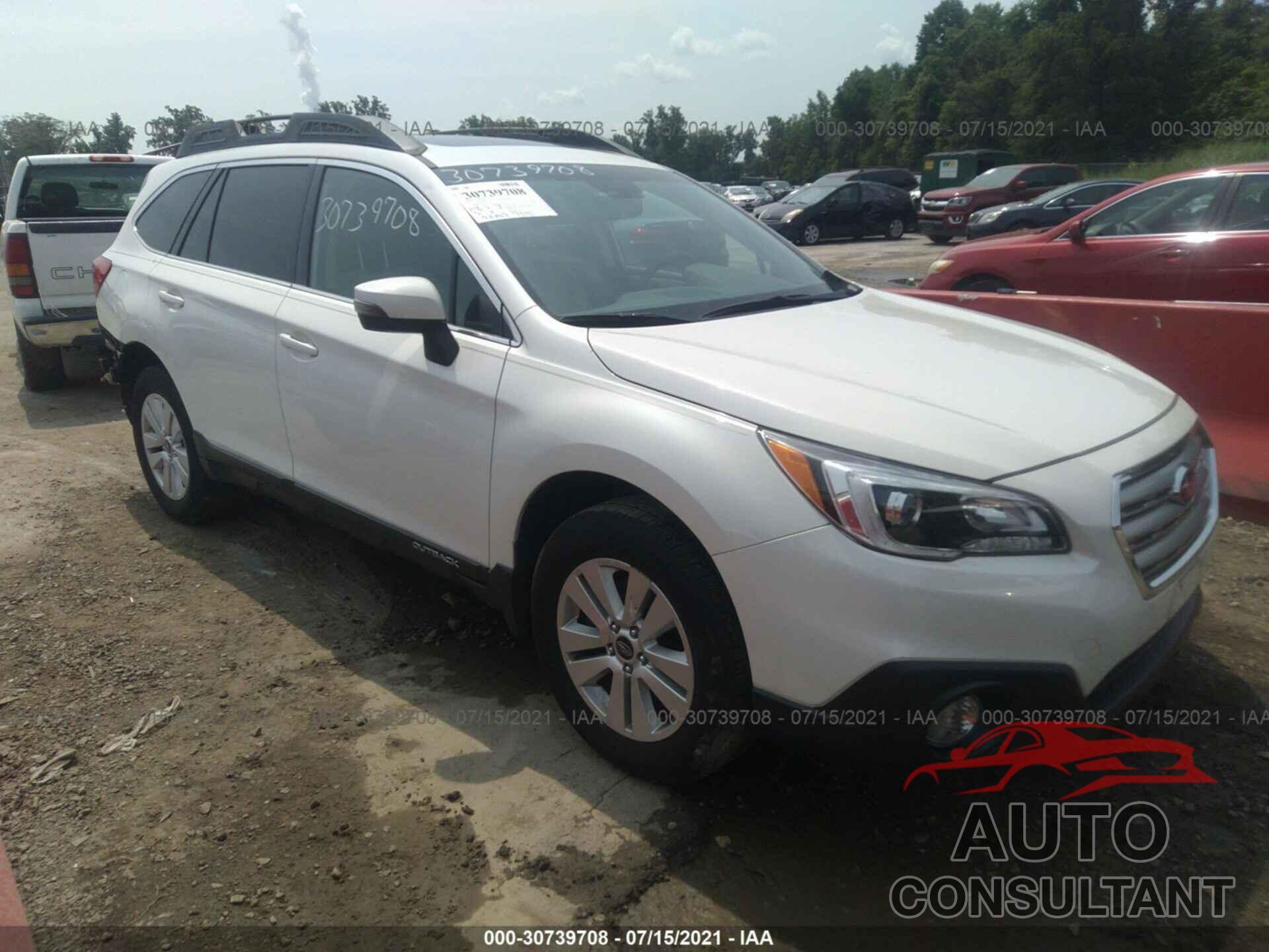 SUBARU OUTBACK 2016 - 4S4BSAHC1G3316759