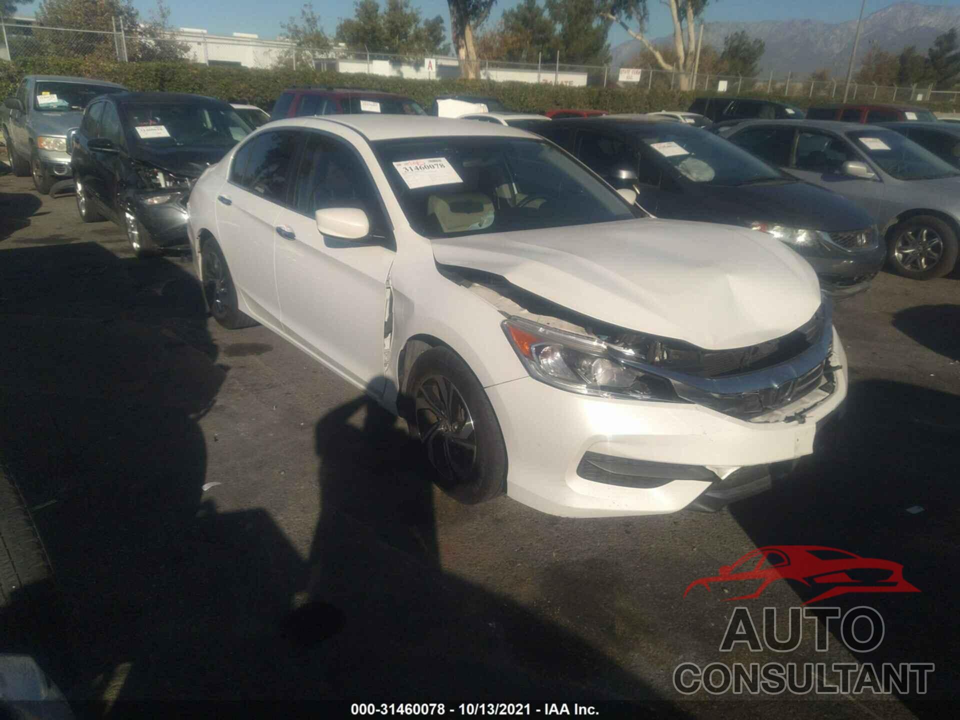 HONDA ACCORD SEDAN 2016 - 1HGCR2F37GA141976