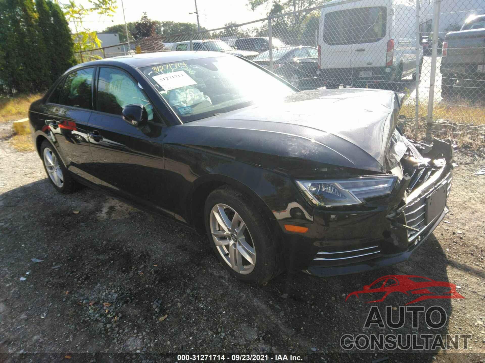 AUDI A4 2017 - WAUANAF4XHN008575