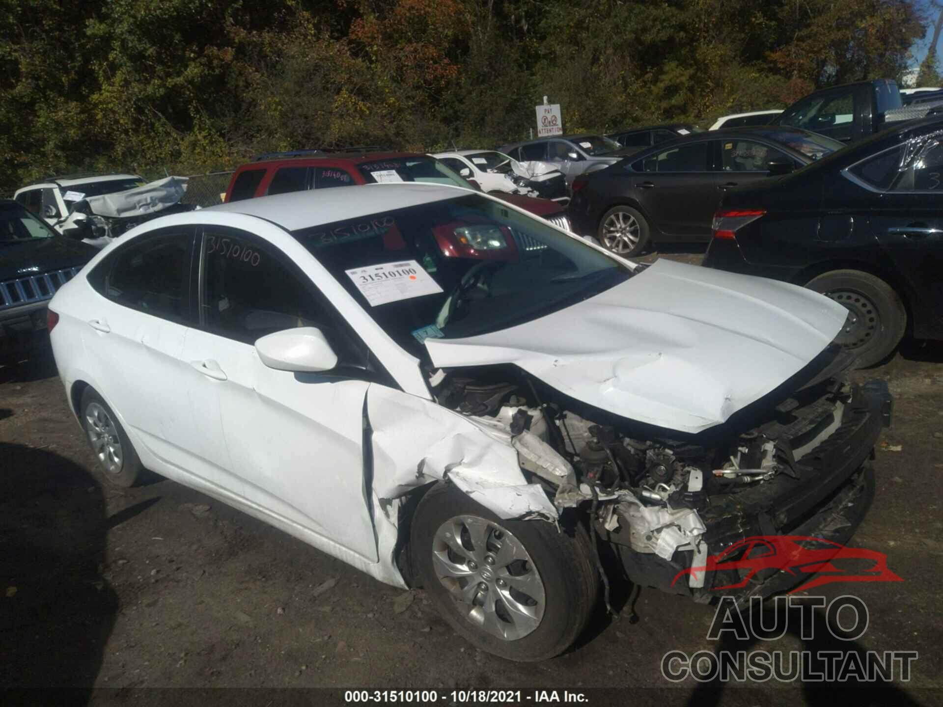 HYUNDAI ACCENT 2017 - KMHCT4AE4HU216570