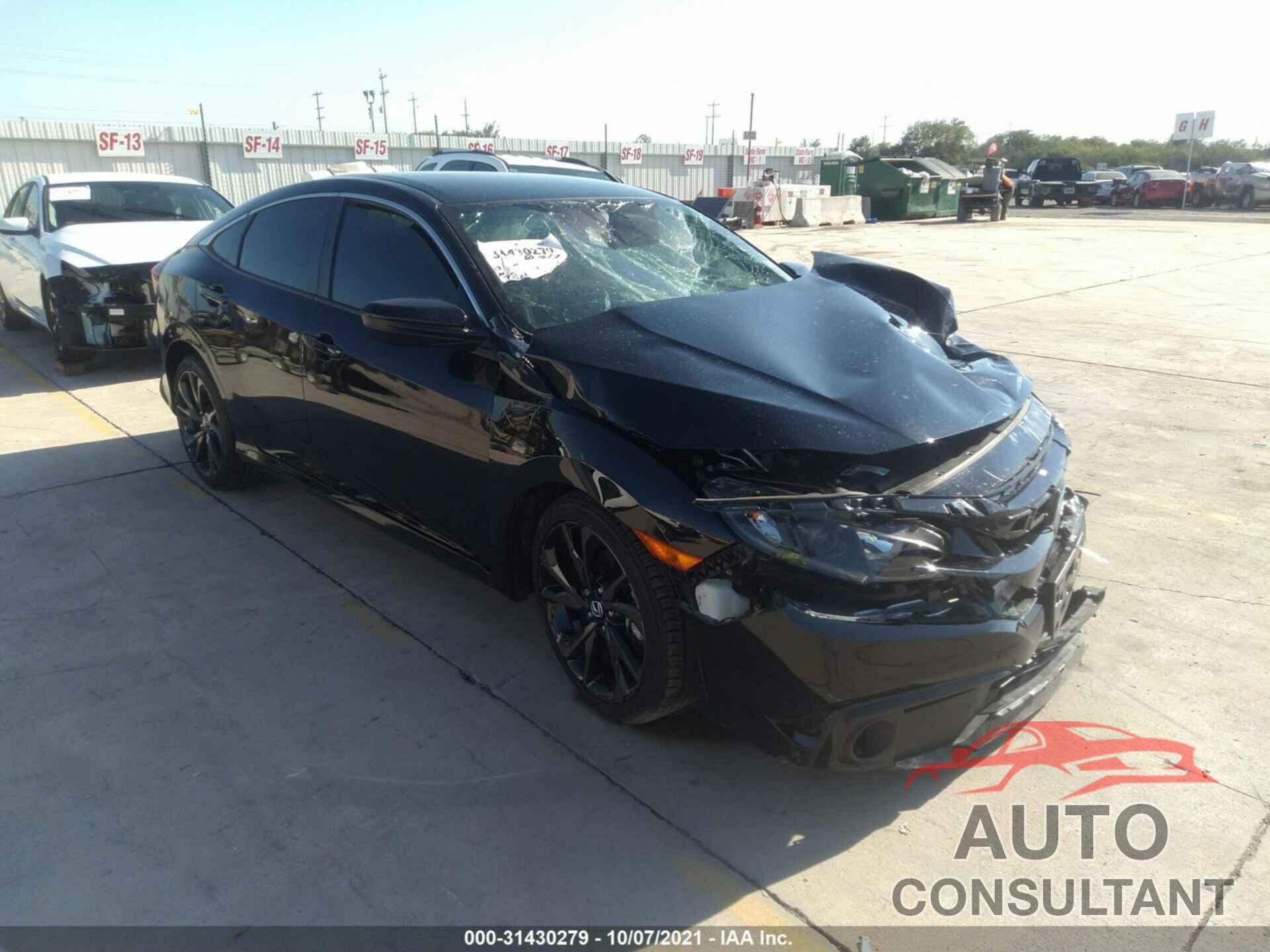 HONDA CIVIC SEDAN 2019 - 19XFC2F87KE004244