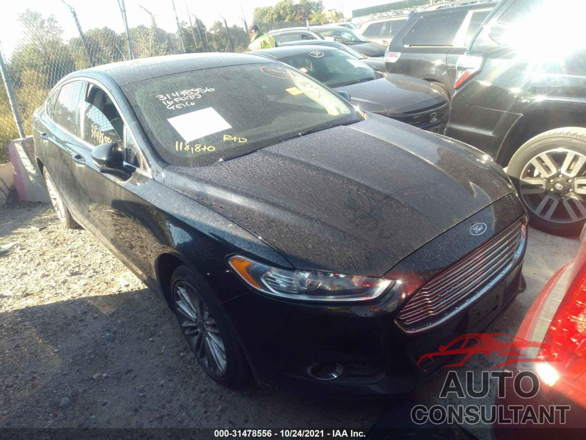 FORD FUSION 2016 - 3FA6P0T94GR236778