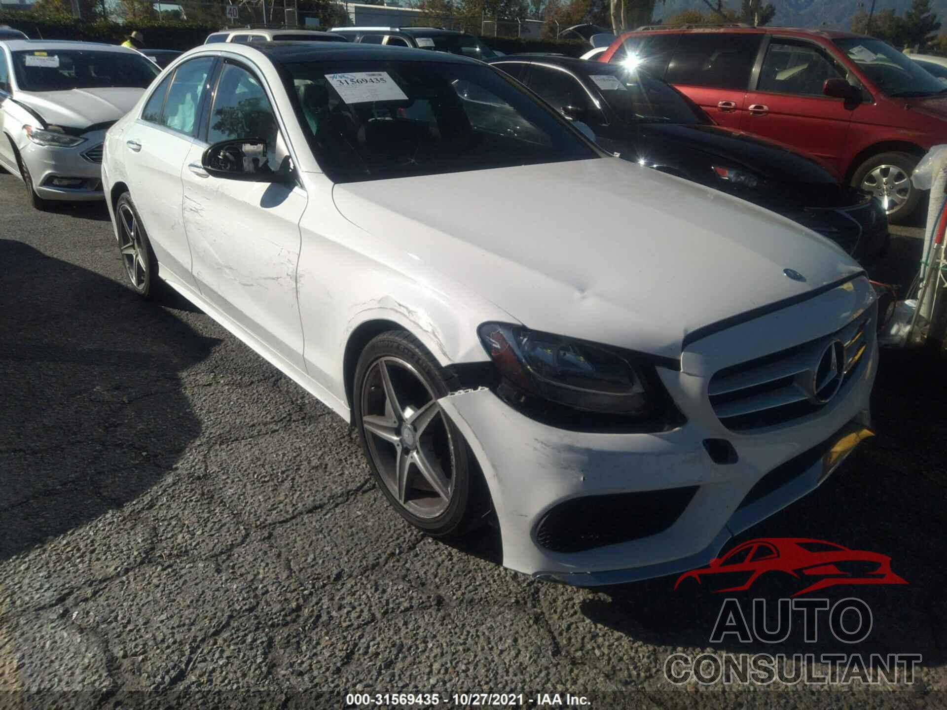 MERCEDES-BENZ C-CLASS 2016 - 55SWF4JB2GU155420