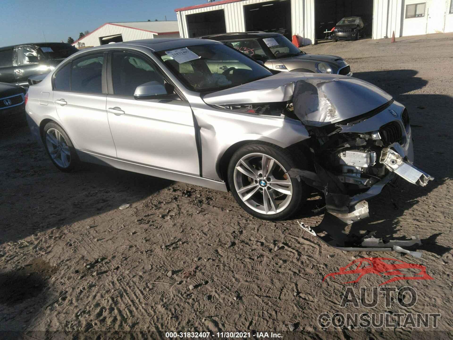 BMW 3 SERIES 2017 - WBA8E1G54HNU13529