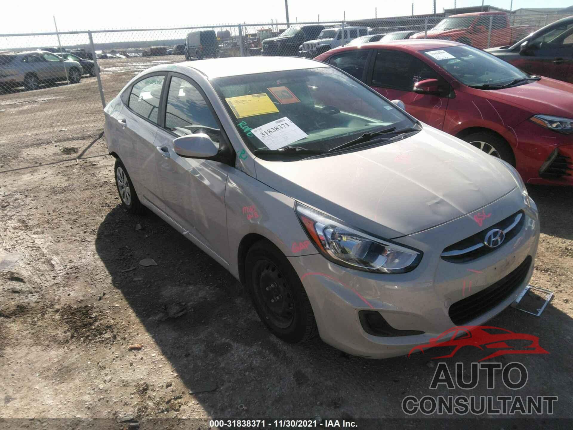 HYUNDAI ACCENT 2017 - KMHCT4AE8HU191060