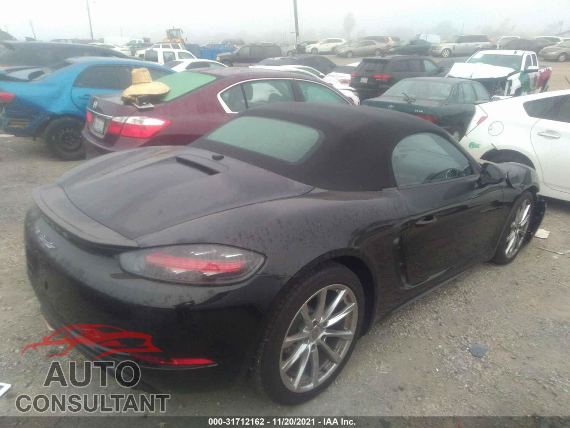 PORSCHE 718 BOXSTER 2021 - WP0CA2A82MS210460