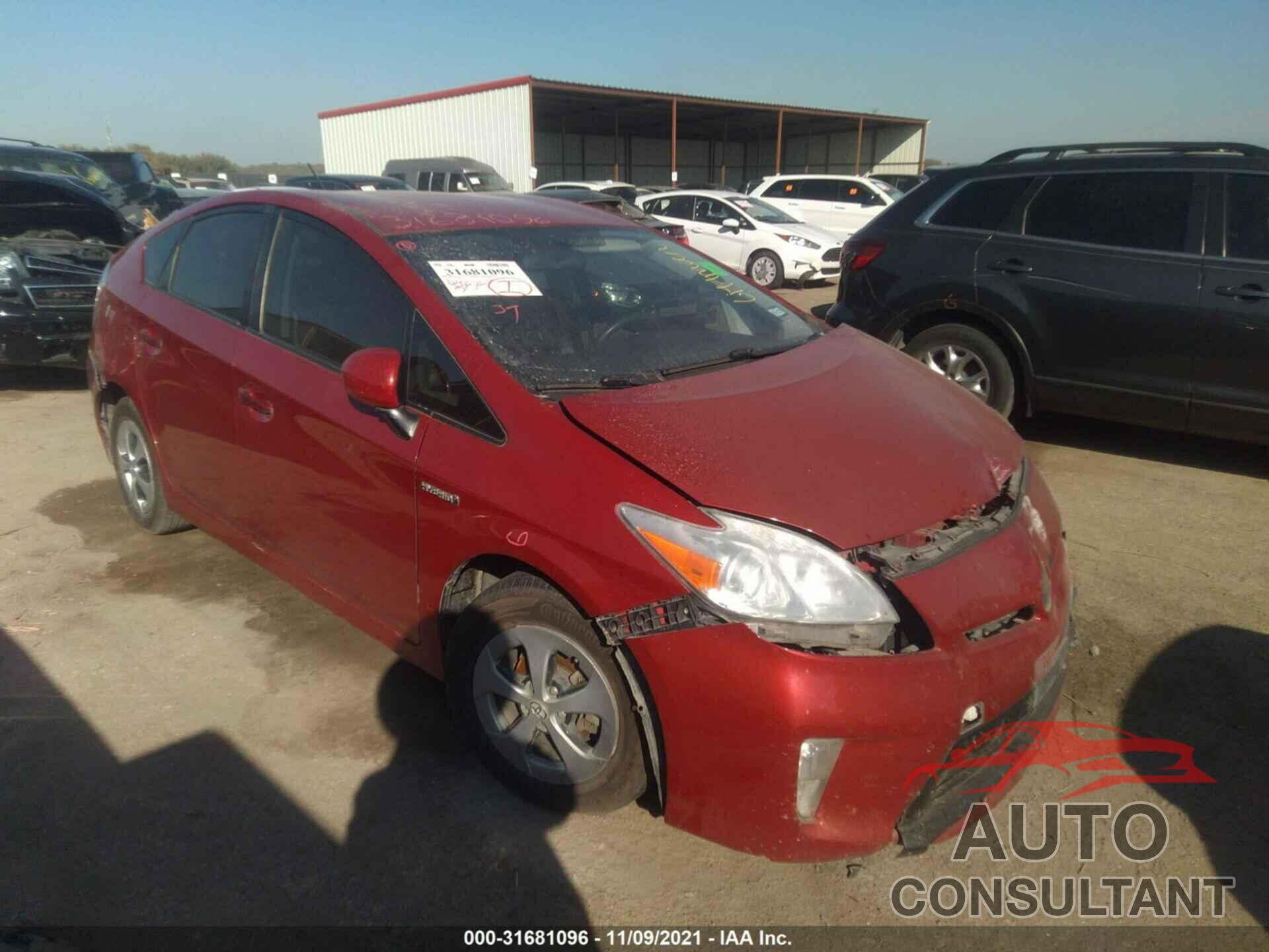 TOYOTA PRIUS 2012 - JTDKN3DU6C1517455