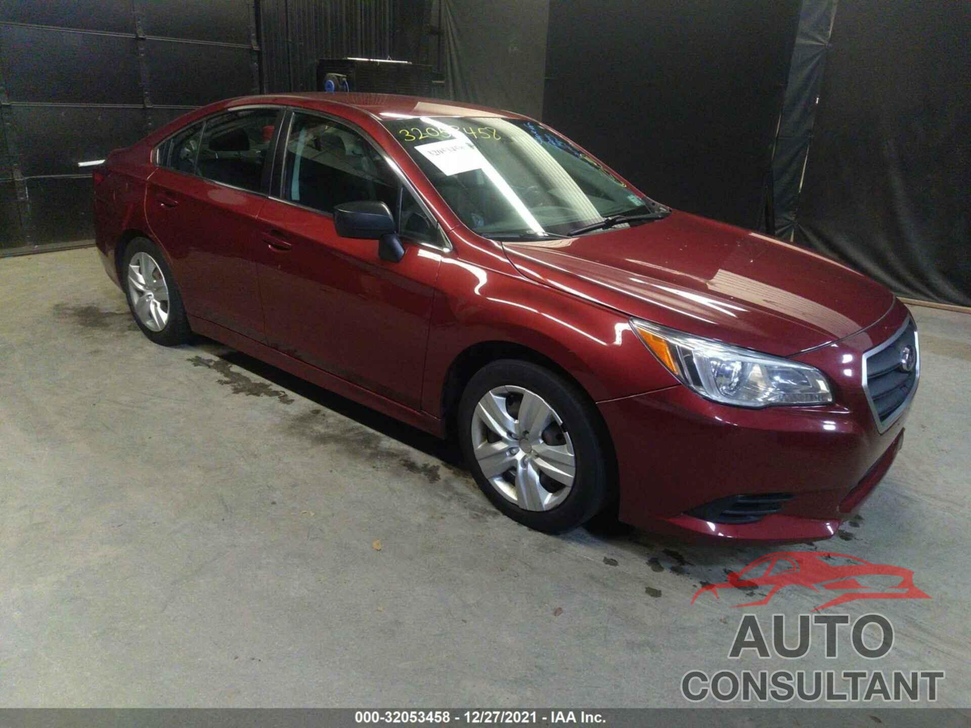 SUBARU LEGACY 2017 - 4S3BNAA60H3059708