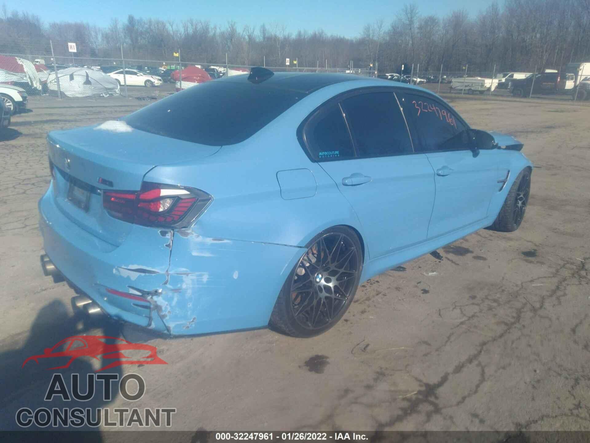 BMW M3 2017 - WBS8M9C53H5G84183