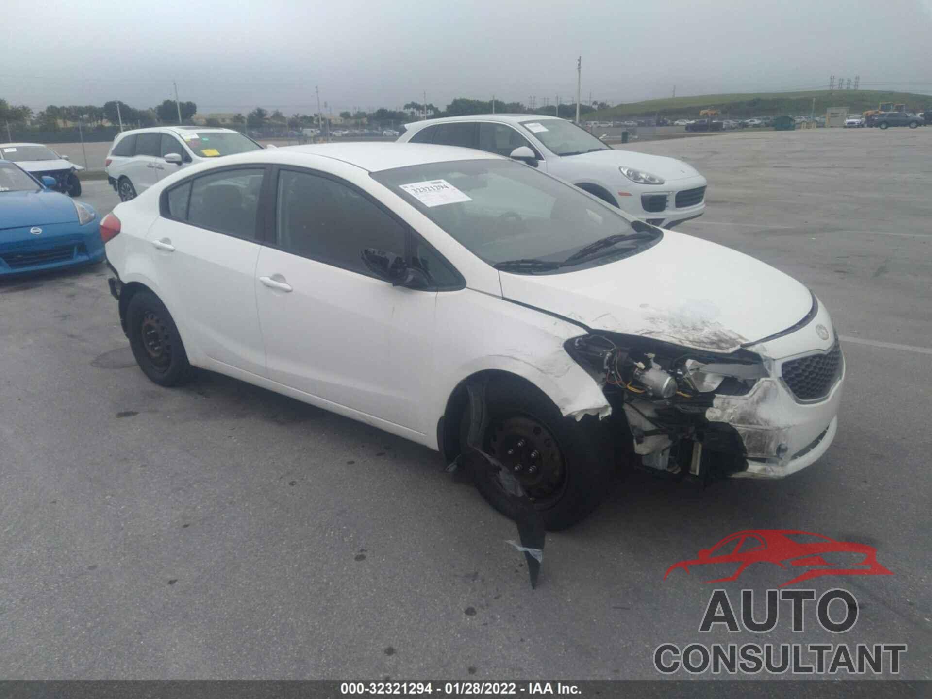 KIA FORTE 2016 - KNAFK4A66G5493529