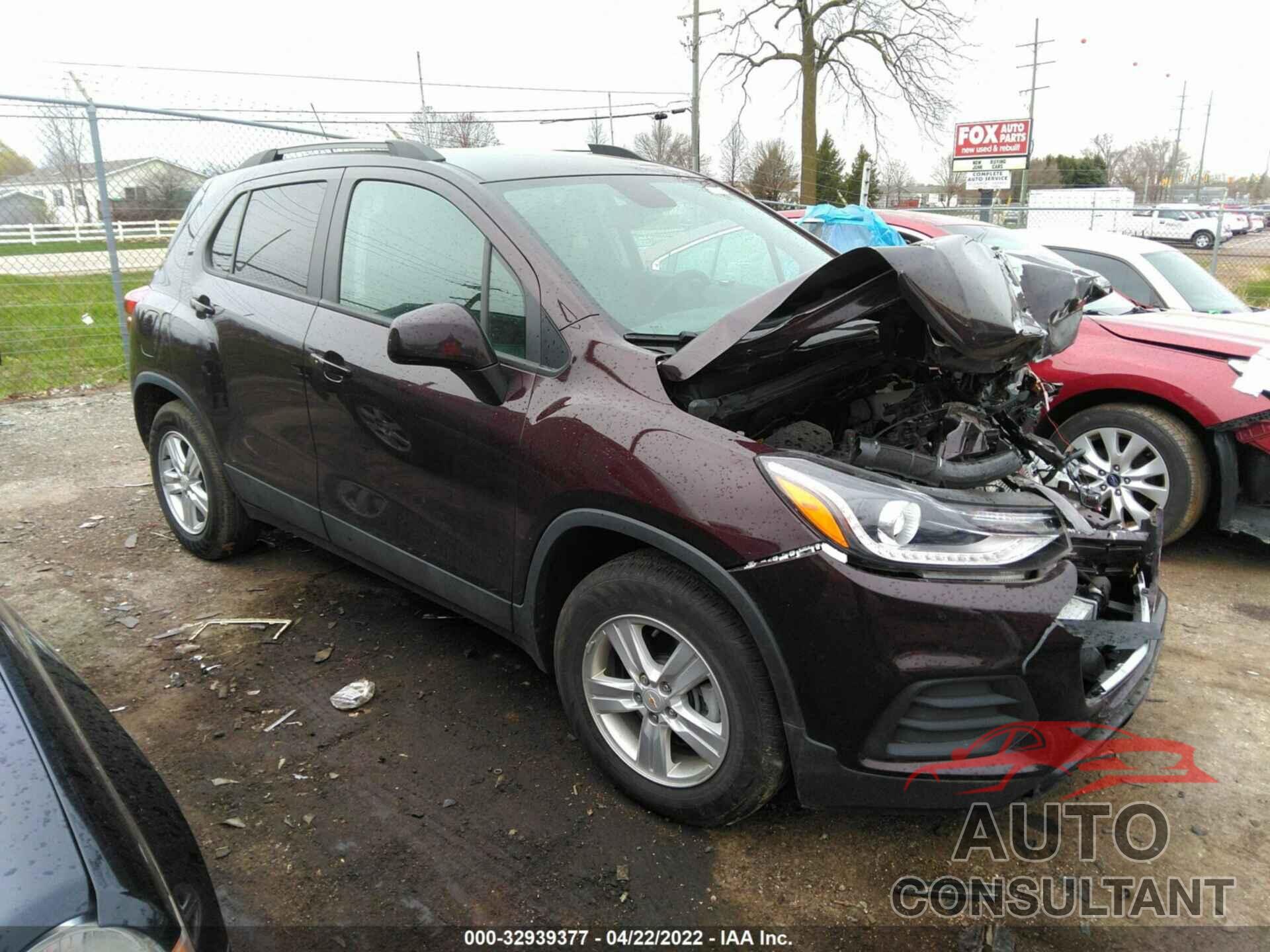 CHEVROLET TRAX 2021 - KL7CJLSB3MB321404