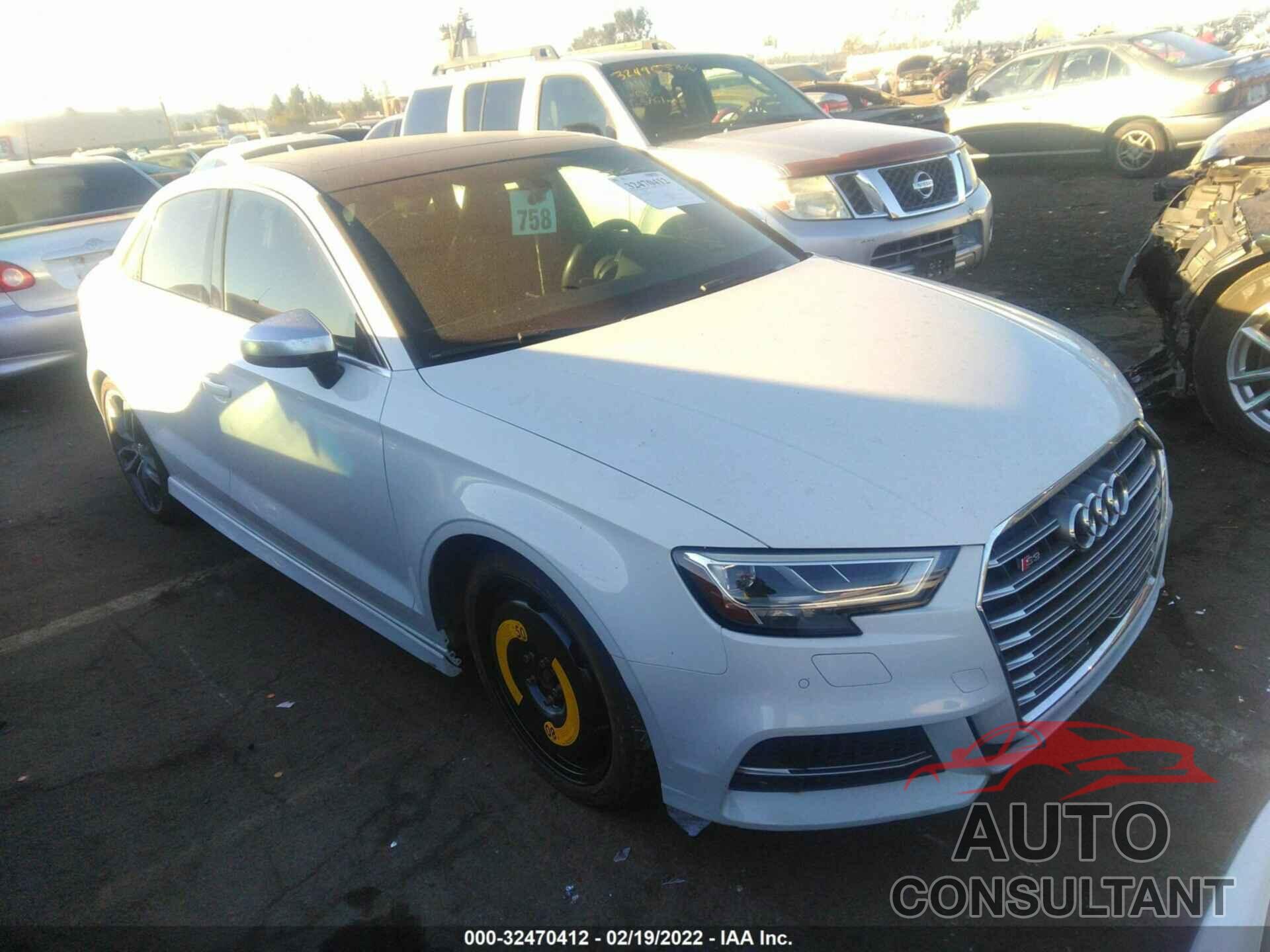 AUDI S3 2017 - WAUB1GFF9H1014993