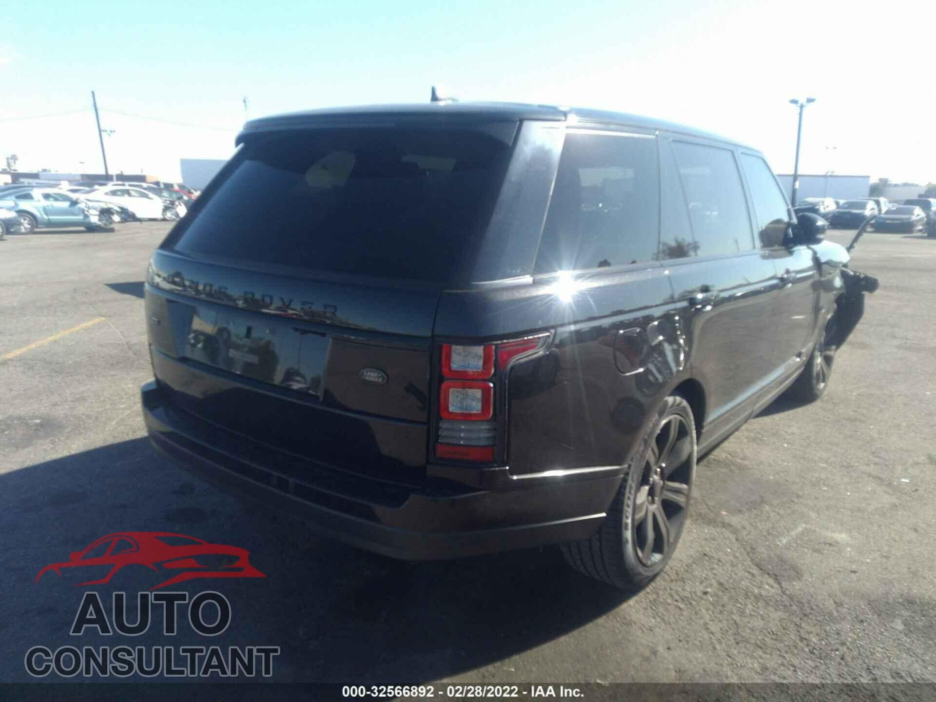 LAND ROVER RANGE ROVER 2017 - SALGV5FE2HA346808