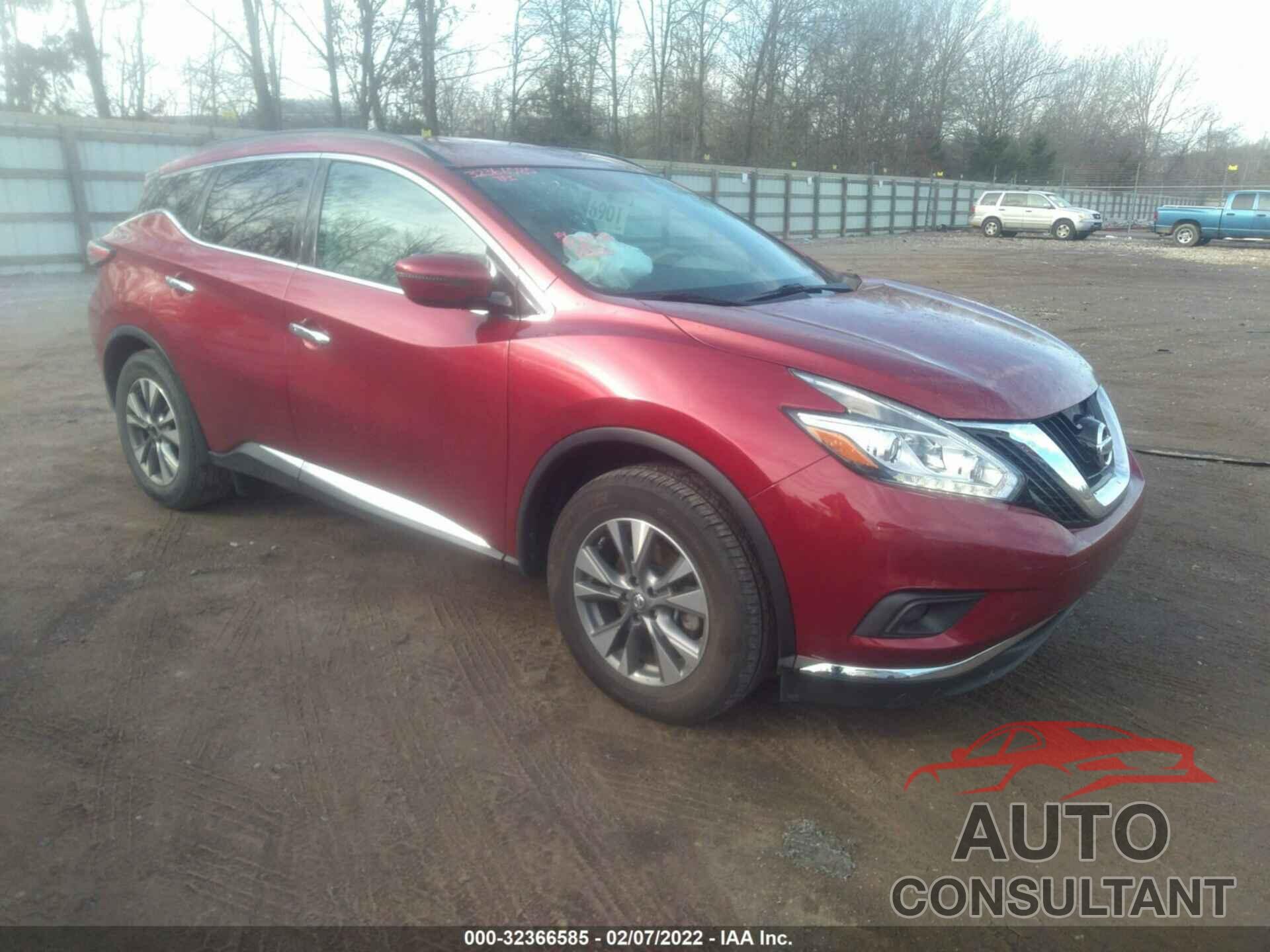 NISSAN MURANO 2017 - 5N1AZ2MG3HN110788