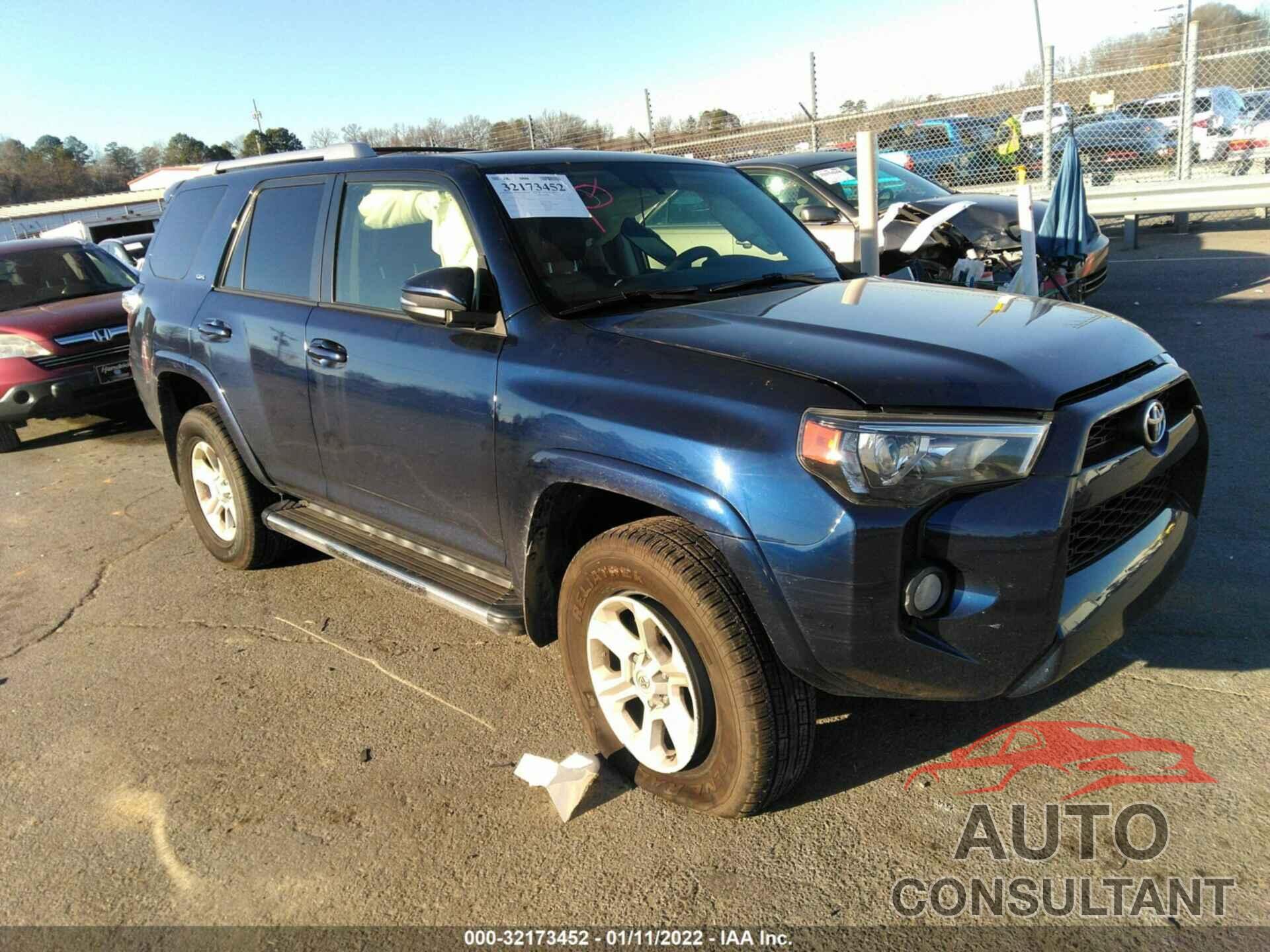 TOYOTA 4RUNNER 2017 - JTEBU5JR0H5453293