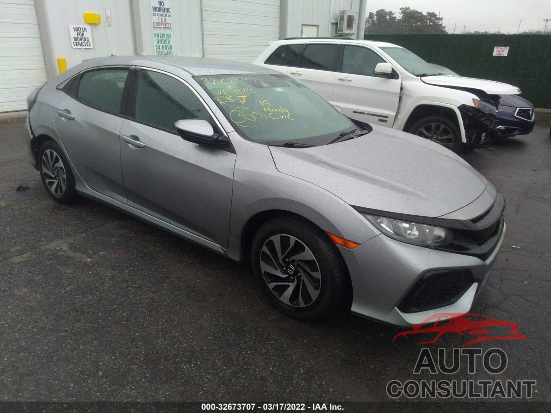 HONDA CIVIC HATCHBACK 2019 - SHHFK7H31KU402060