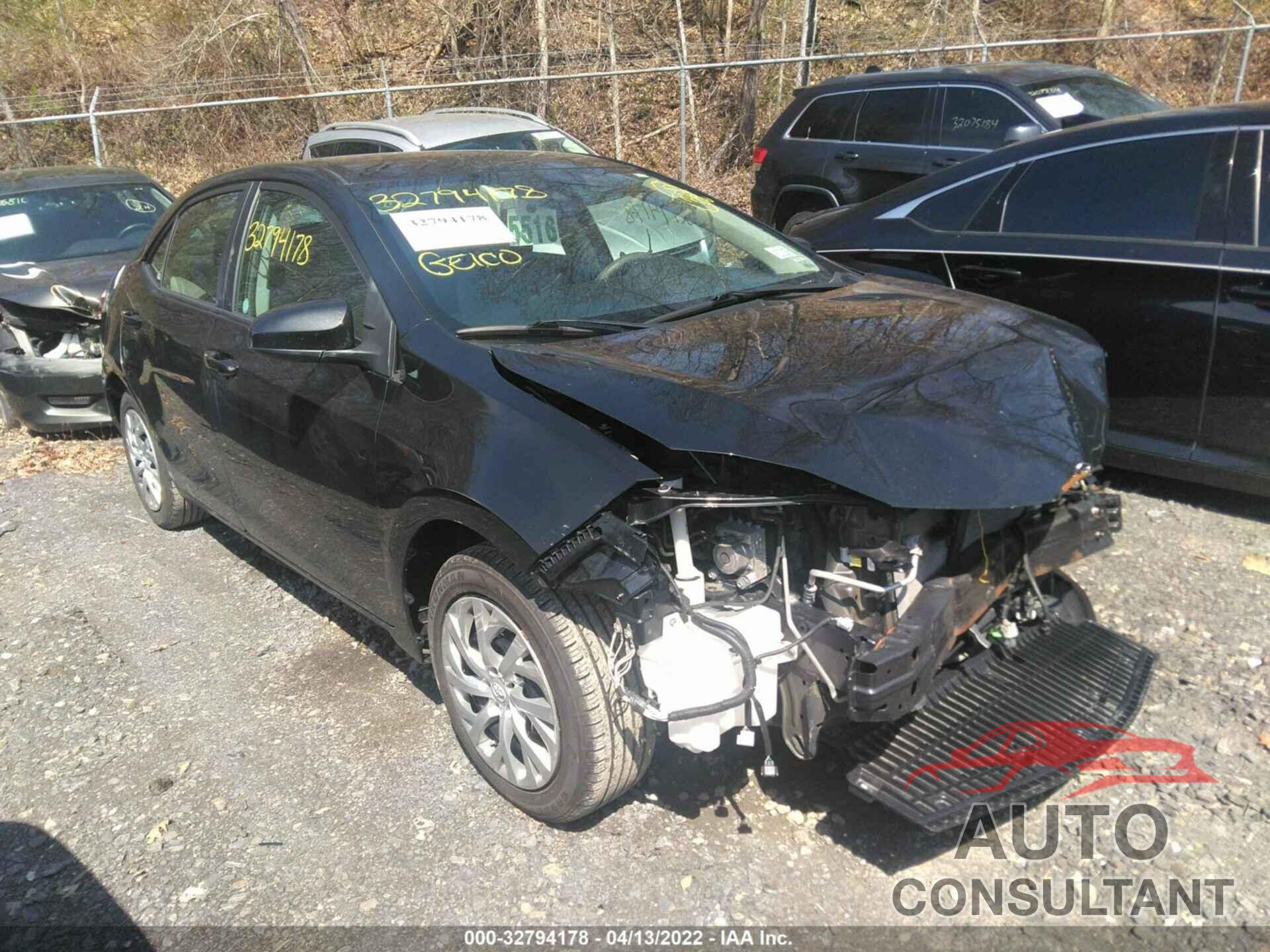 TOYOTA COROLLA 2019 - 2T1BURHE1KC229247