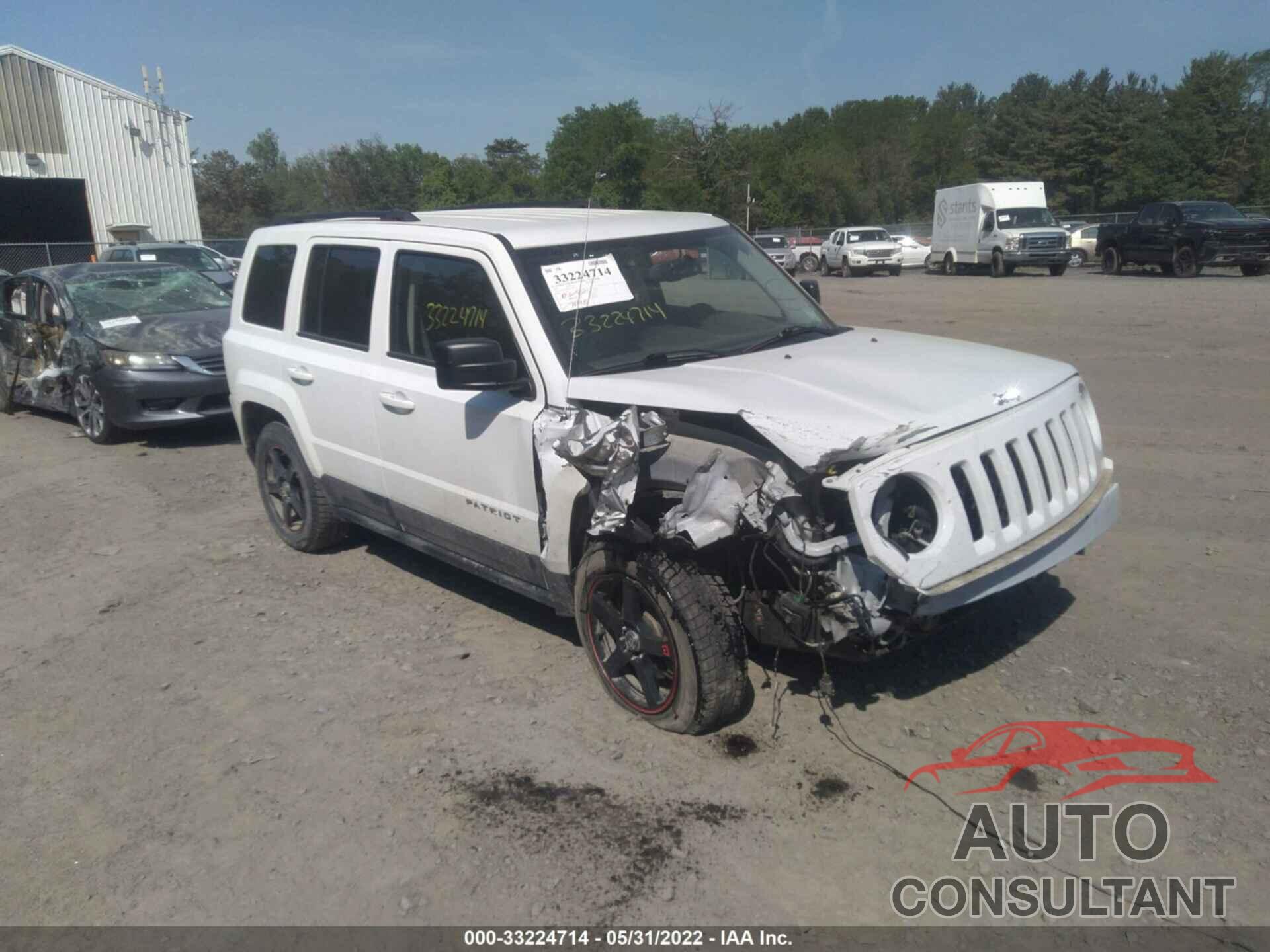 JEEP PATRIOT 2017 - 1C4NJRFB0HD159010