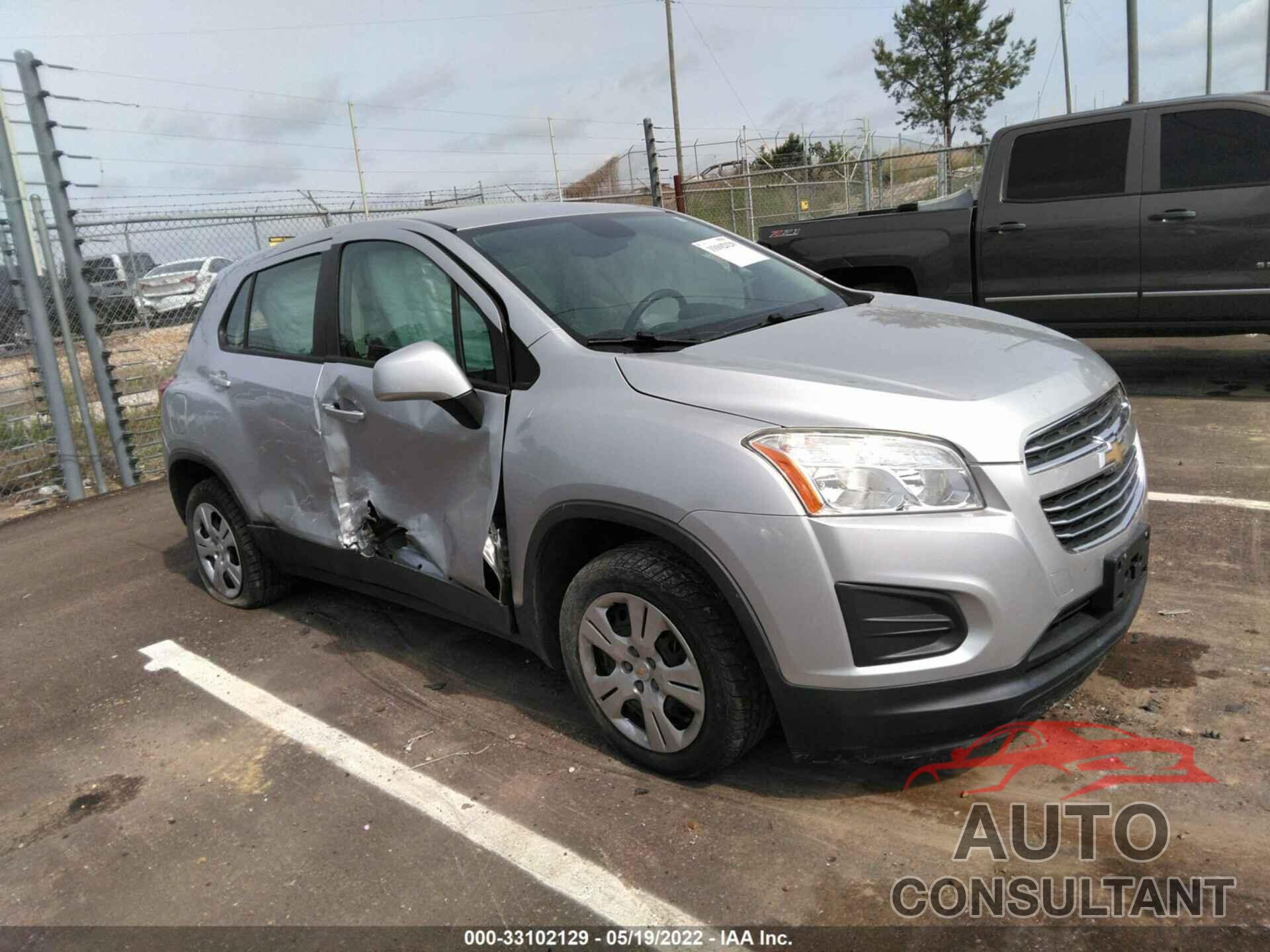 CHEVROLET TRAX 2016 - 3GNCJKSB7GL184541