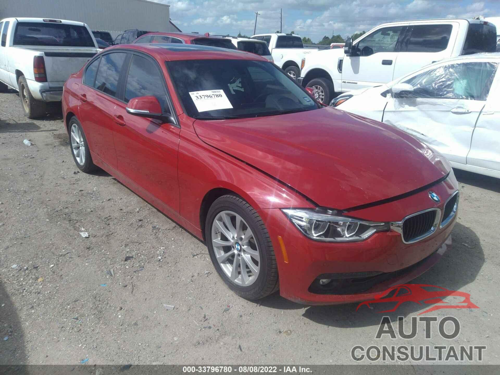 BMW 3 SERIES 2016 - WBA8E1G53GNT34044
