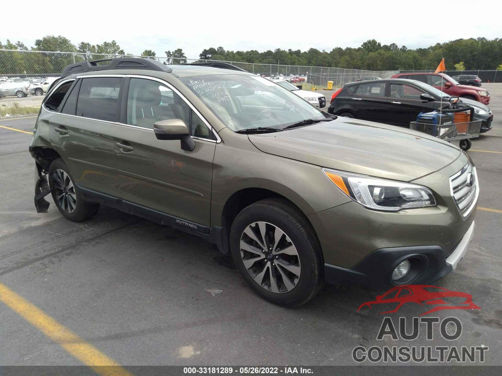 SUBARU OUTBACK 2017 - 4S4BSANC4H3219142