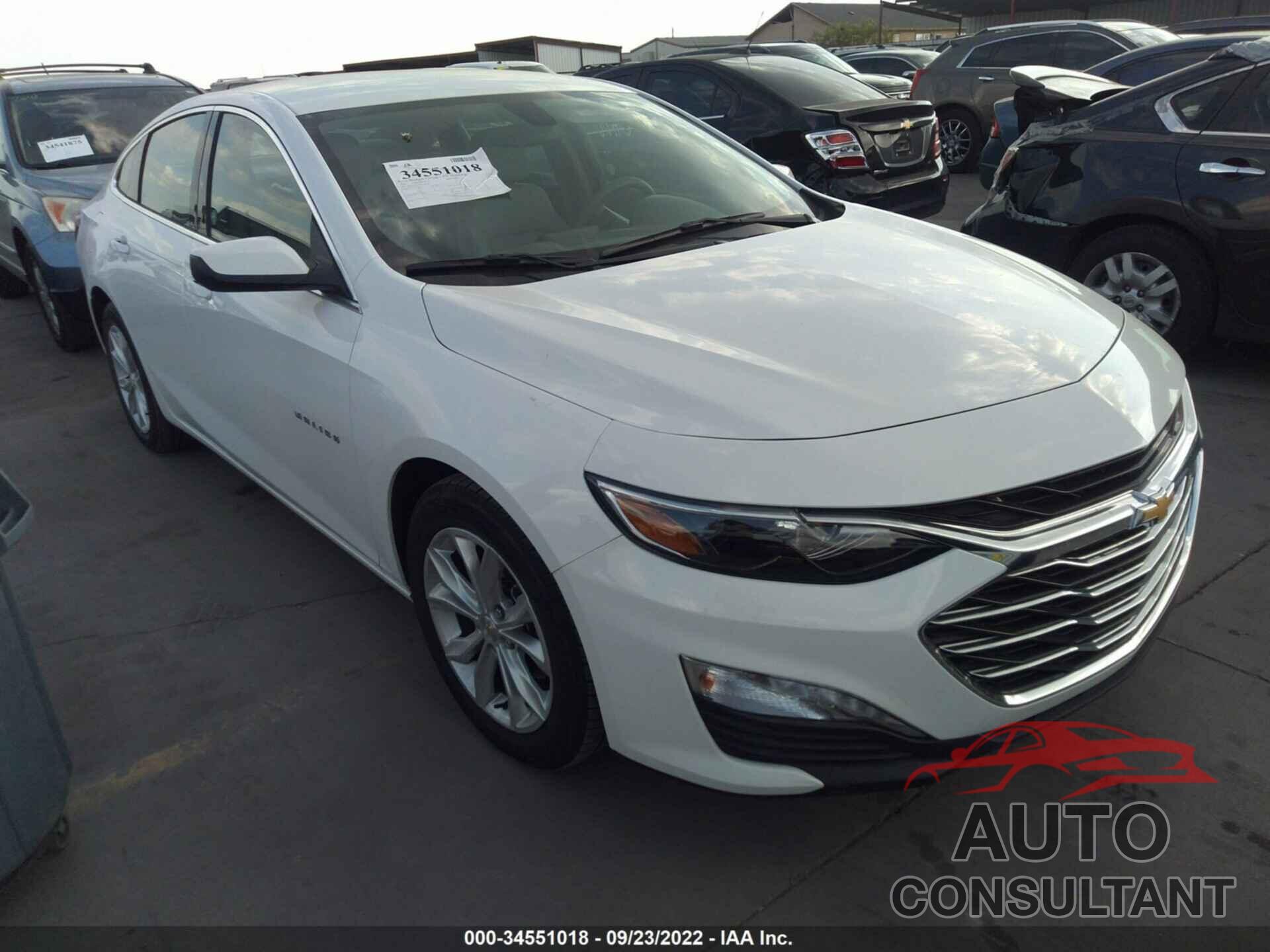 CHEVROLET MALIBU 2022 - 1G1ZD5ST3NF126995