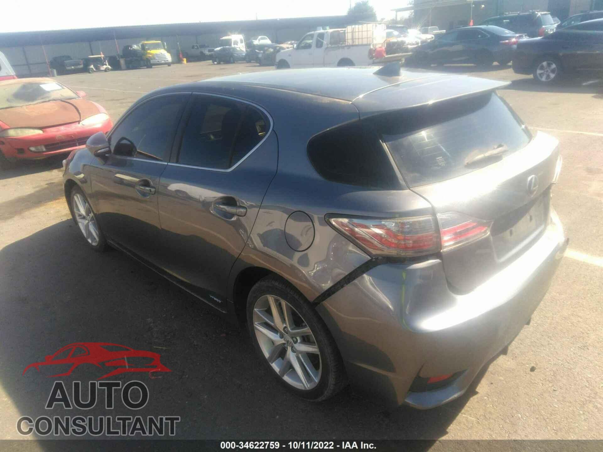LEXUS CT 2017 - JTHKD5BH4H2291601