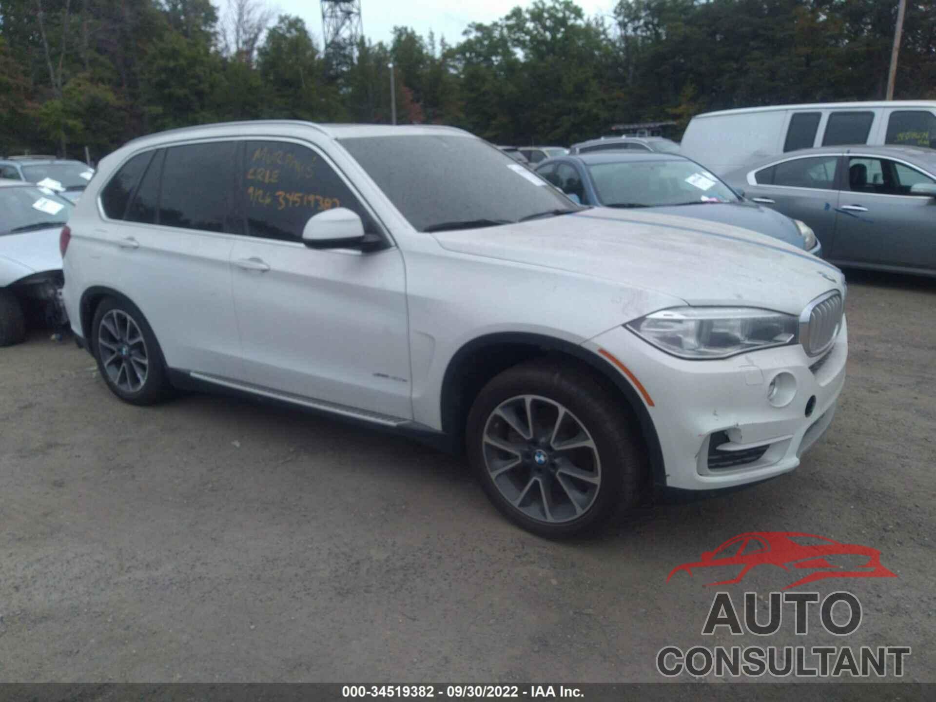 BMW X5 EDRIVE 2016 - 5UXKT0C51G0F75436
