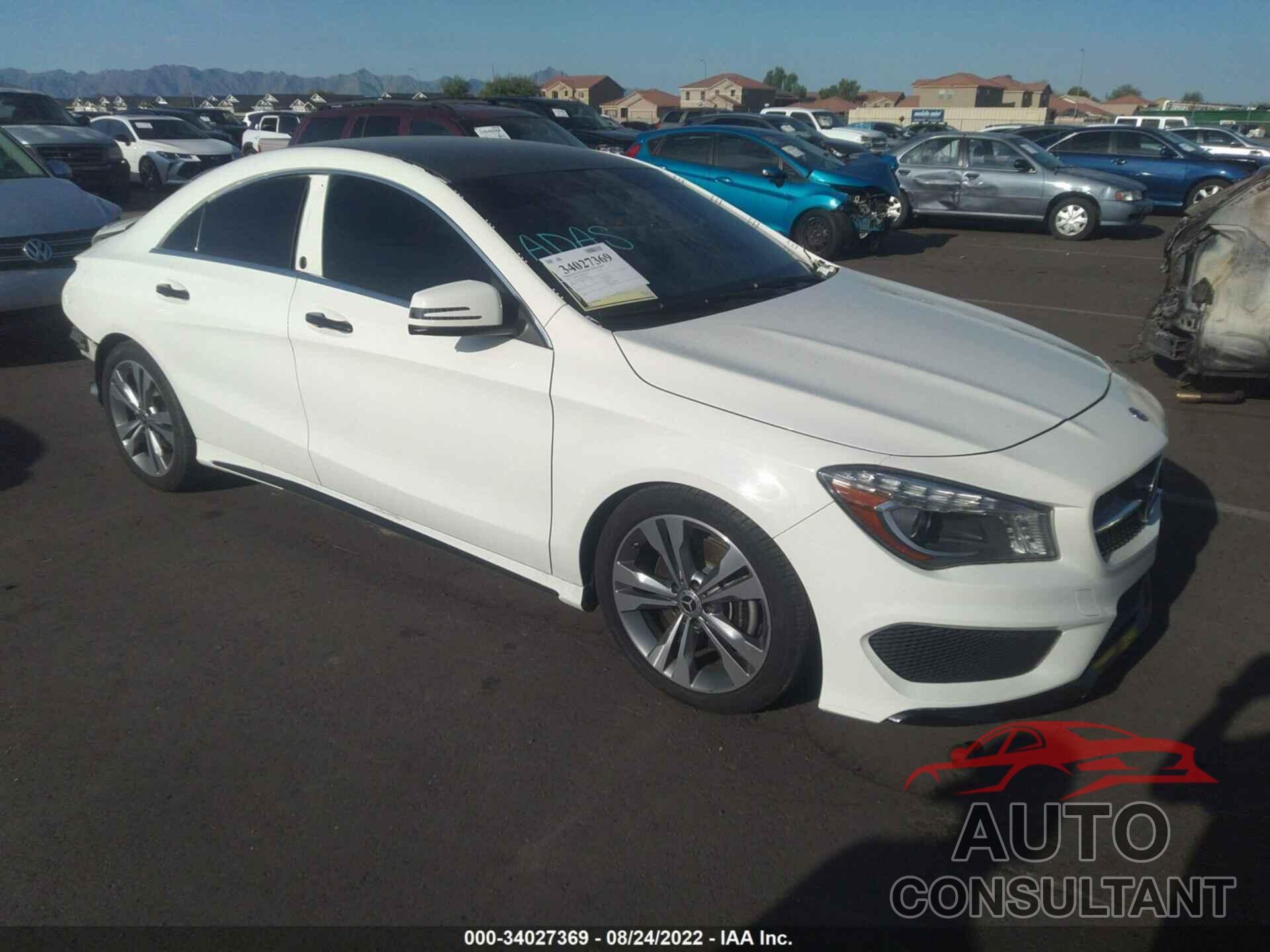 MERCEDES-BENZ CLA 2016 - WDDSJ4GB3GN308836