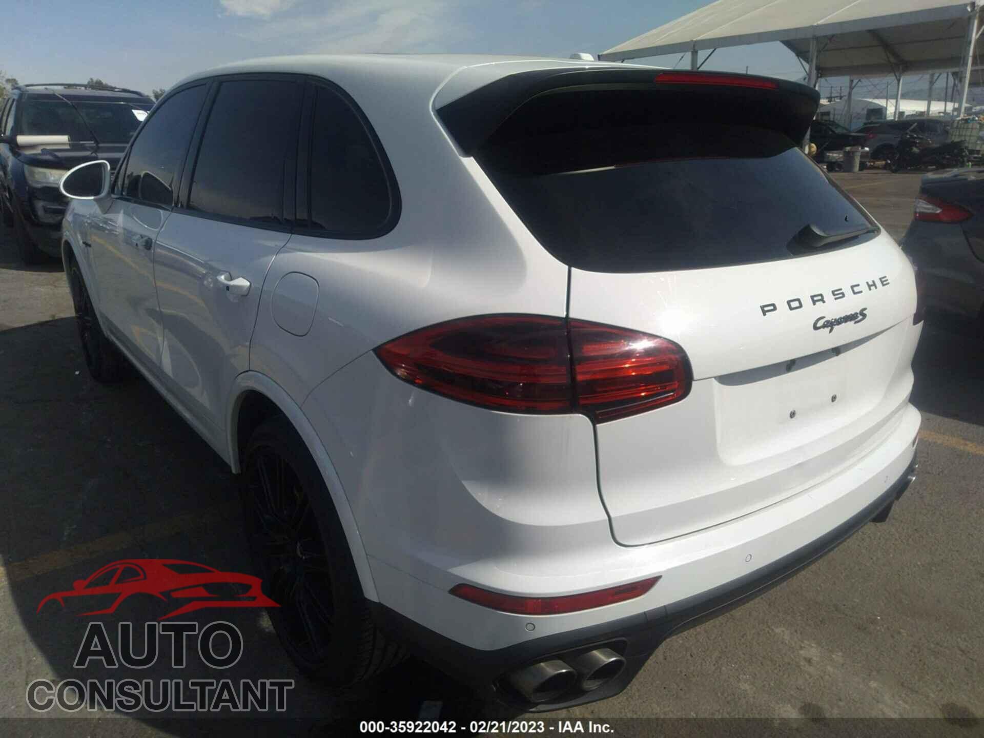 PORSCHE CAYENNE 2017 - WP1AE2A22HLA68956