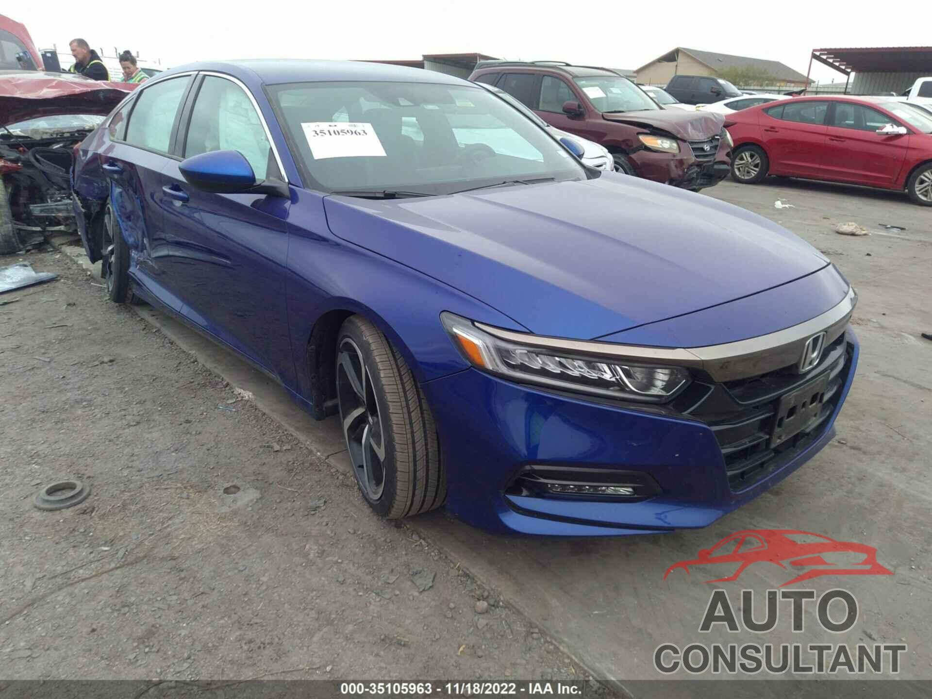 HONDA ACCORD SEDAN 2019 - 1HGCV1F35KA123703