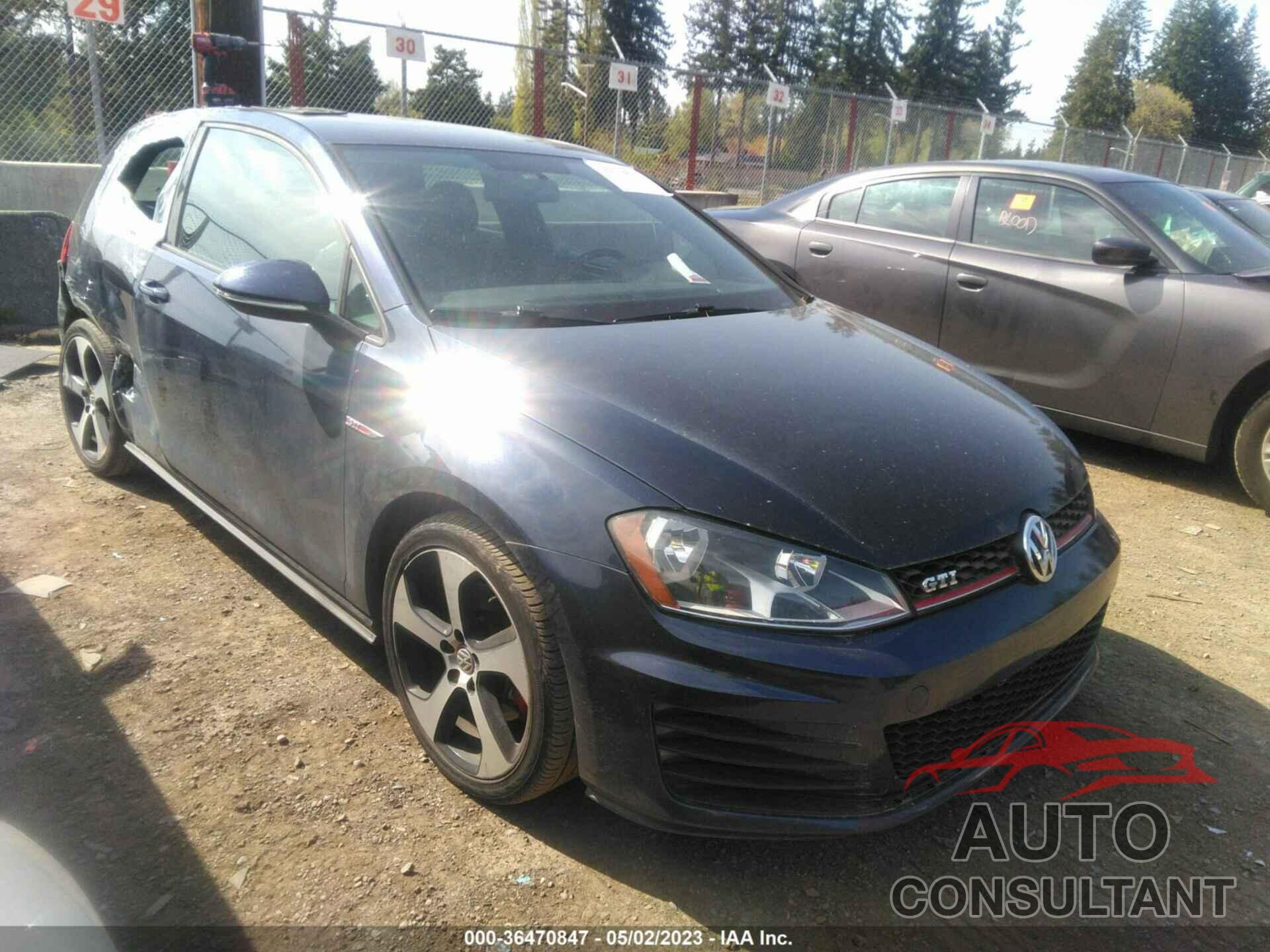 VOLKSWAGEN GOLF GTI 2016 - 3VWYT7AU4GM025590