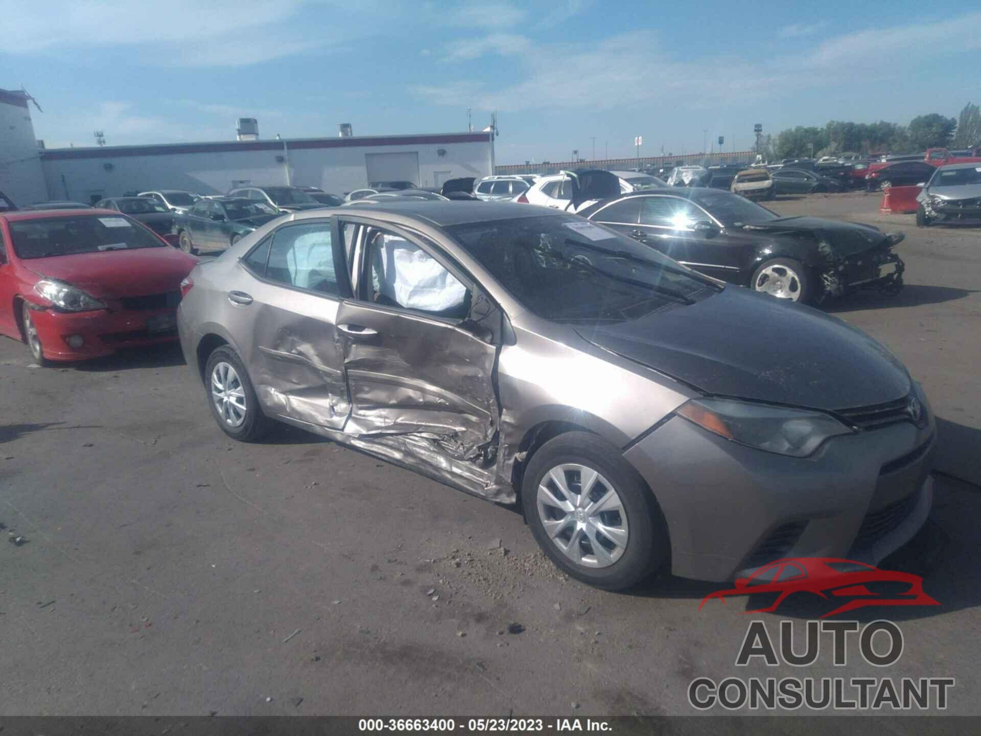 TOYOTA COROLLA 2015 - 5YFBPRHE6FP193293