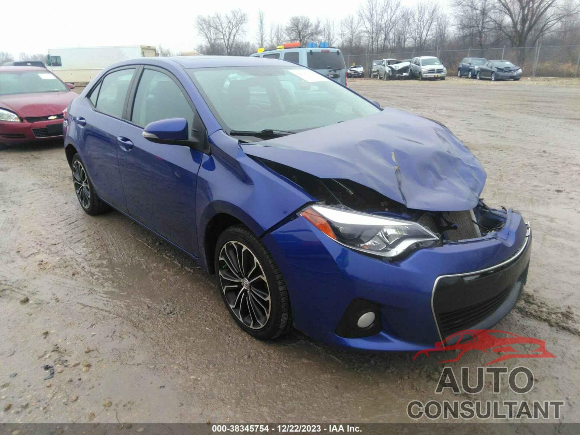 TOYOTA COROLLA 2016 - 2T1BURHEXGC531840