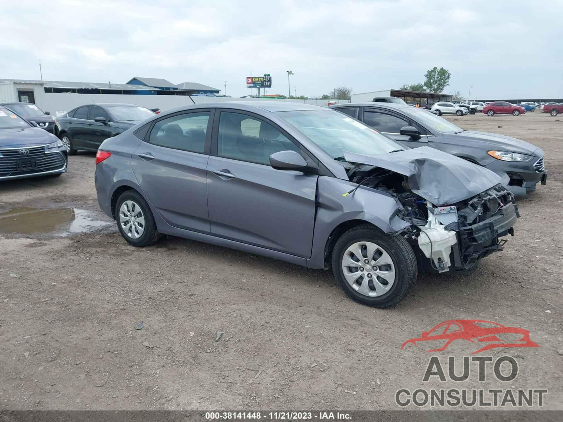 HYUNDAI ACCENT 2017 - KMHCT4AE6HU291481