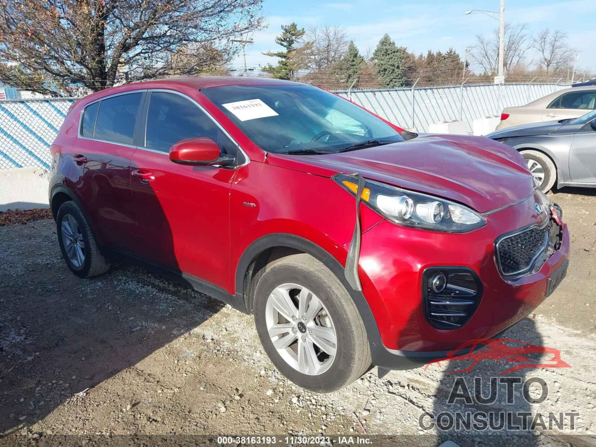 KIA SPORTAGE 2019 - KNDPMCAC8K7623616