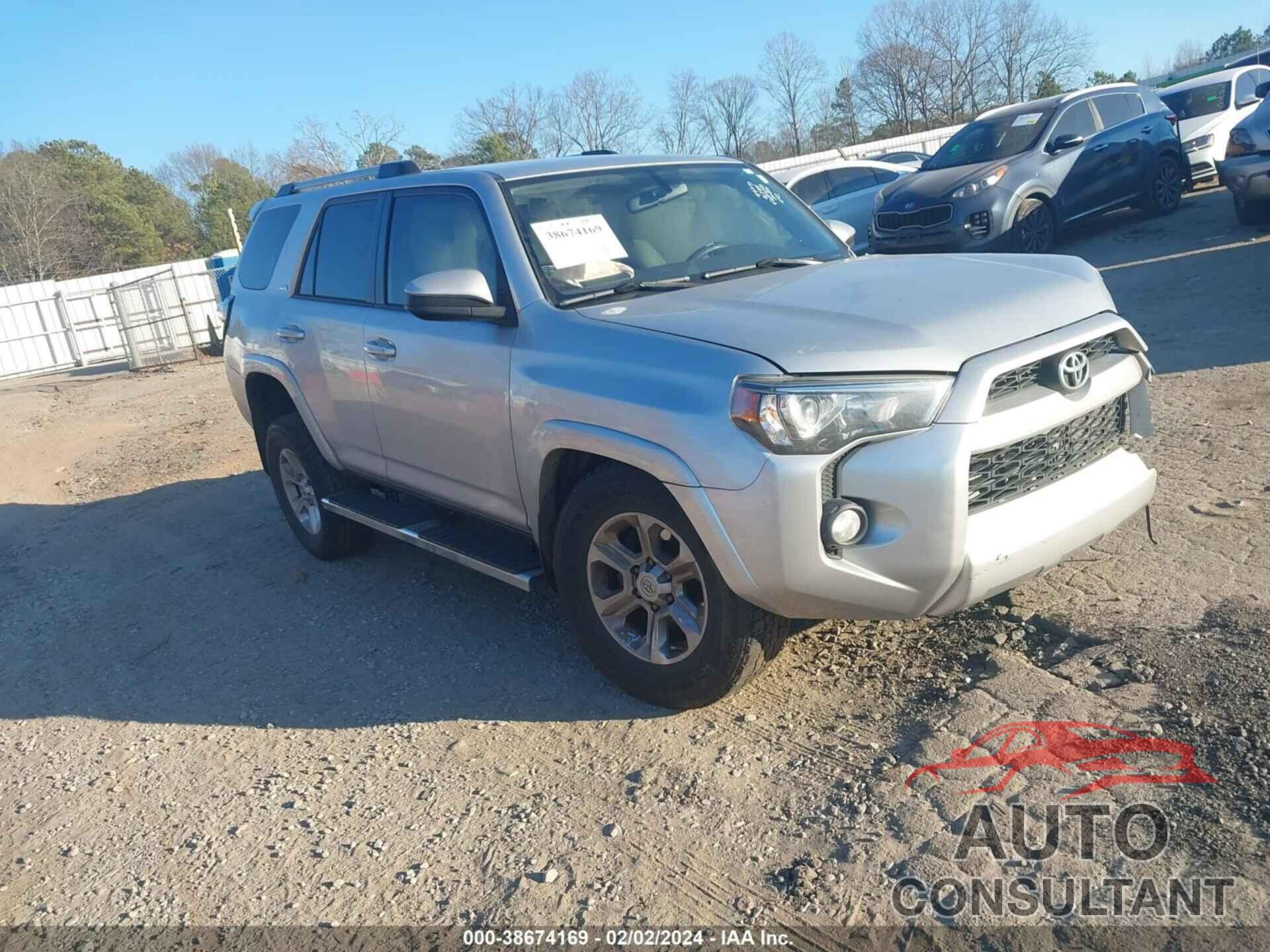 TOYOTA 4RUNNER 2019 - JTEZU5JR6K5195755